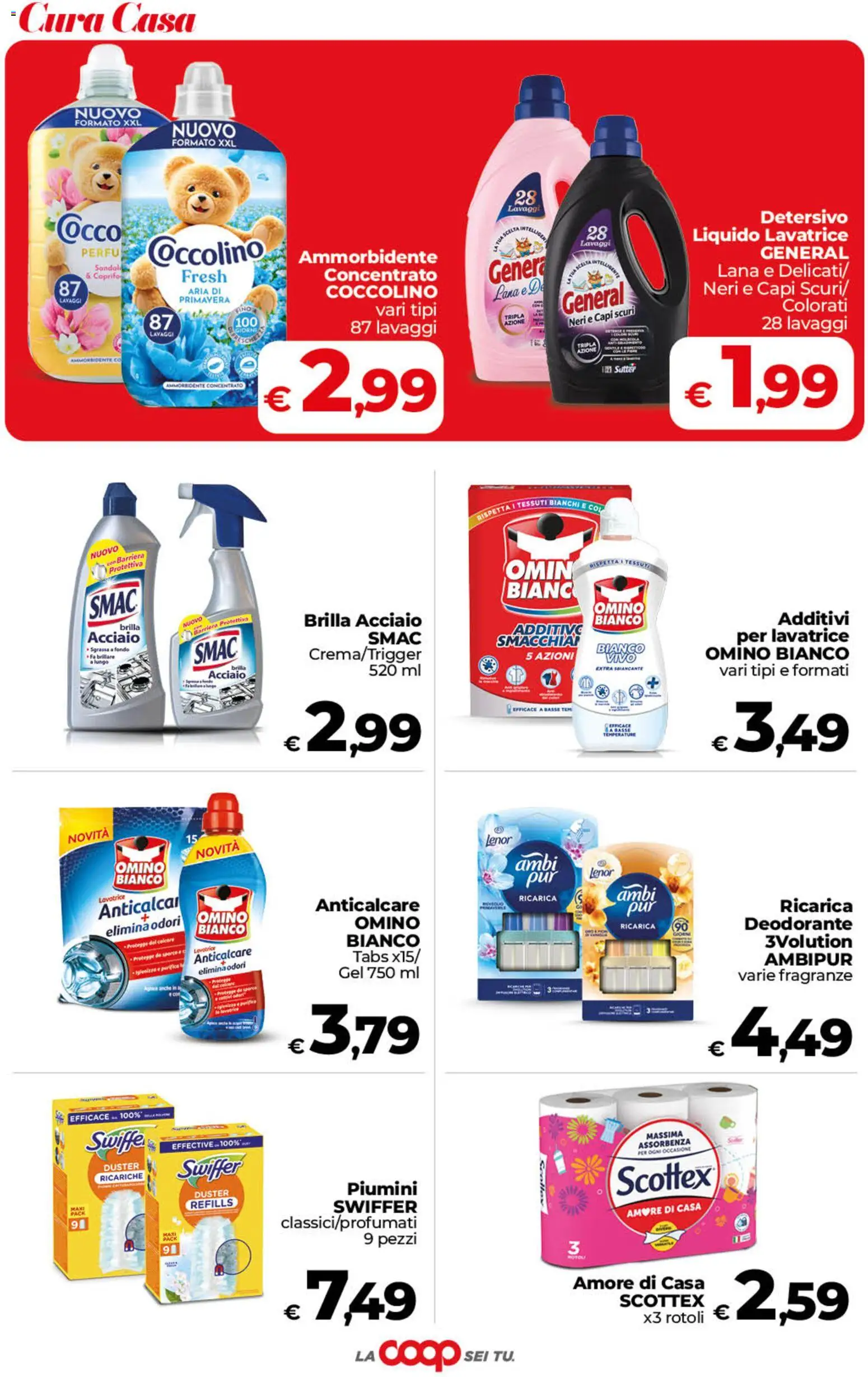 Volantino COOP del 02/10/2026 | Pagina: 31 | Prodotti: Deodorante, Anticalcare, Lavatrice, Cocco