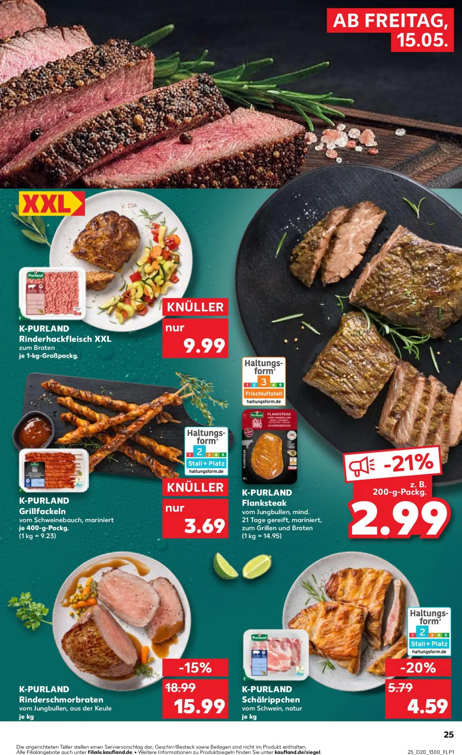 Kaufland Prospekt Köln	 – gültig ab 15.05.2026 | Seite: 25 | Produkte: Steak