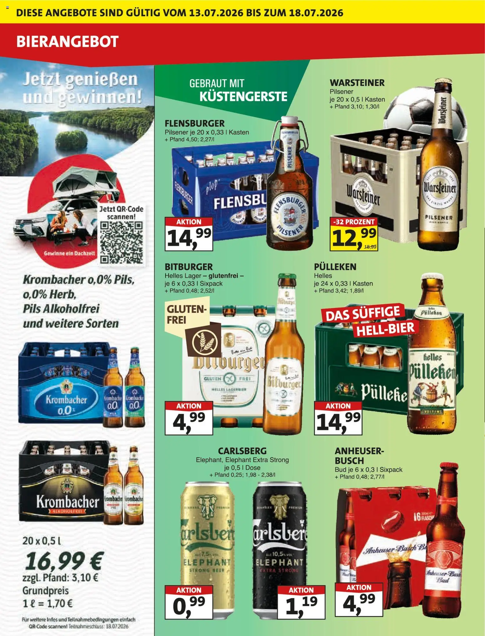 Lösch Depot Prospekt – gültig ab 13.07.2026 | Seite: 2 | Produkte: Bitburger, Pils, Flensburger, Krombacher