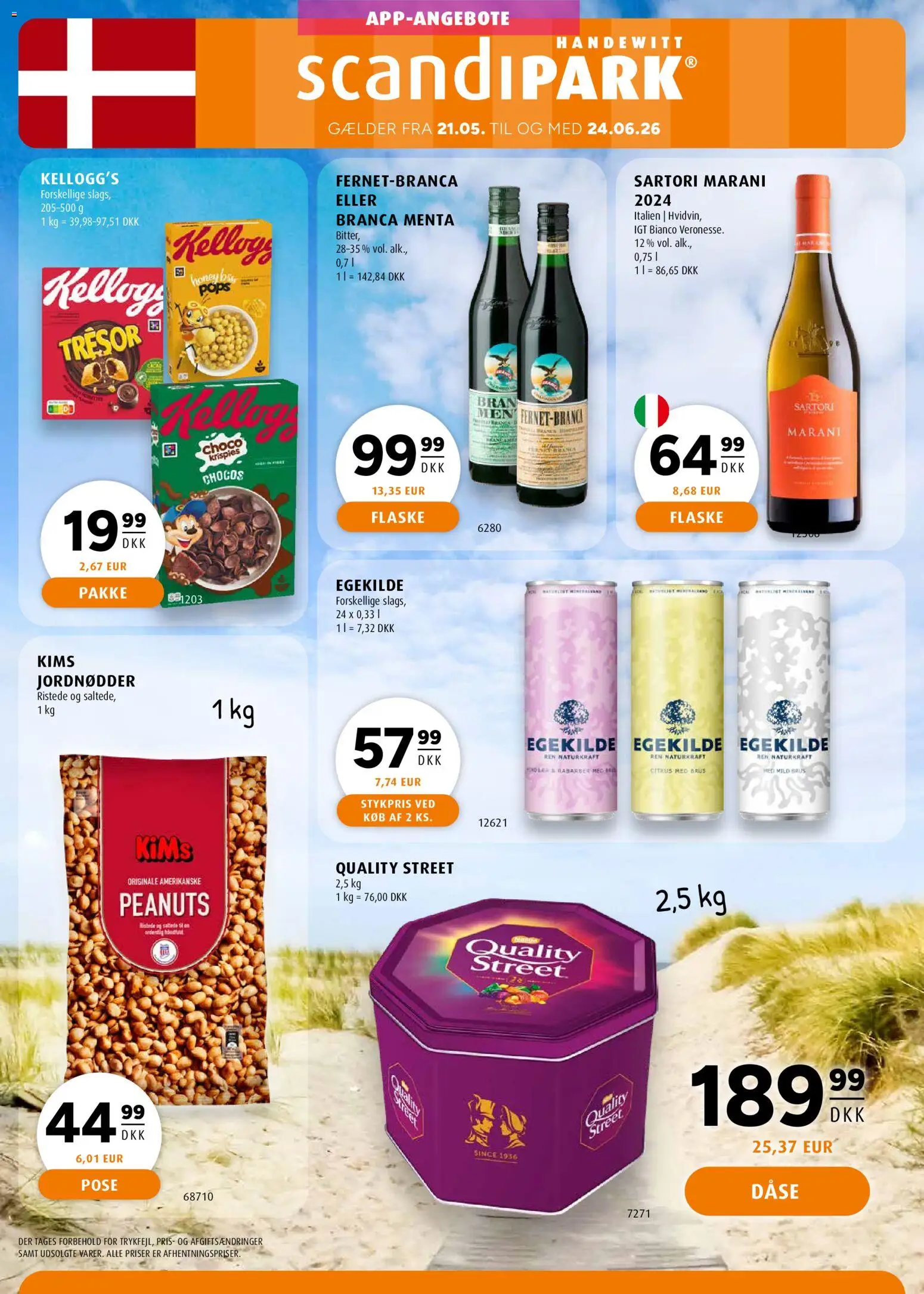 Scandinavian Park tilbudsavis – gyldig fra 21.05.2026 | Side: 38 | Produkter: Jordnødder, Rabarber, Peanuts
