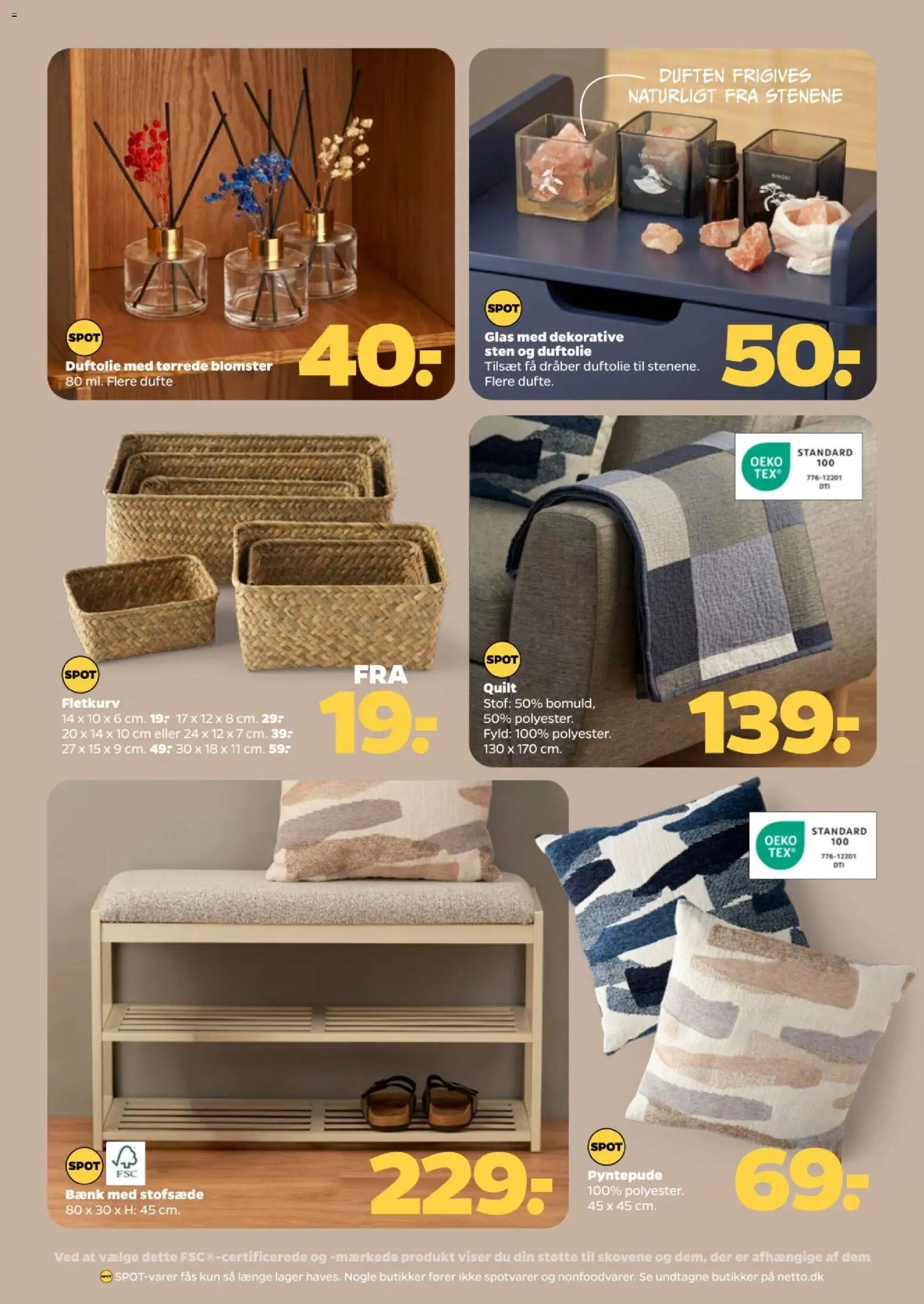 Netto tilbudsavis – gyldig fra 12/09/2026 | Side: 2 | Produkter: Stof, Bænk
