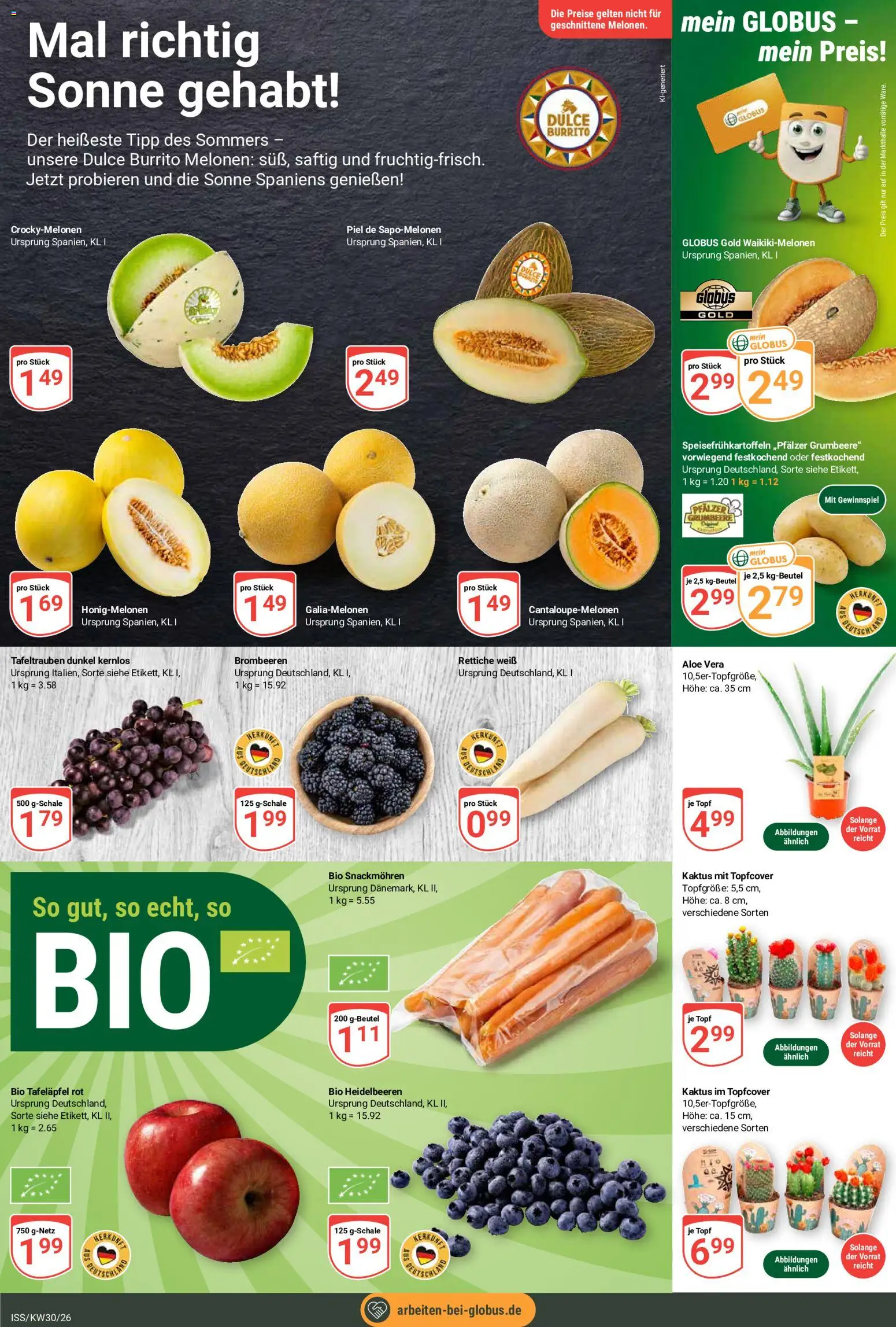 Globus Prospekt – gültig ab 20.07.2026 | Seite: 6 | Produkte: Heidelbeeren