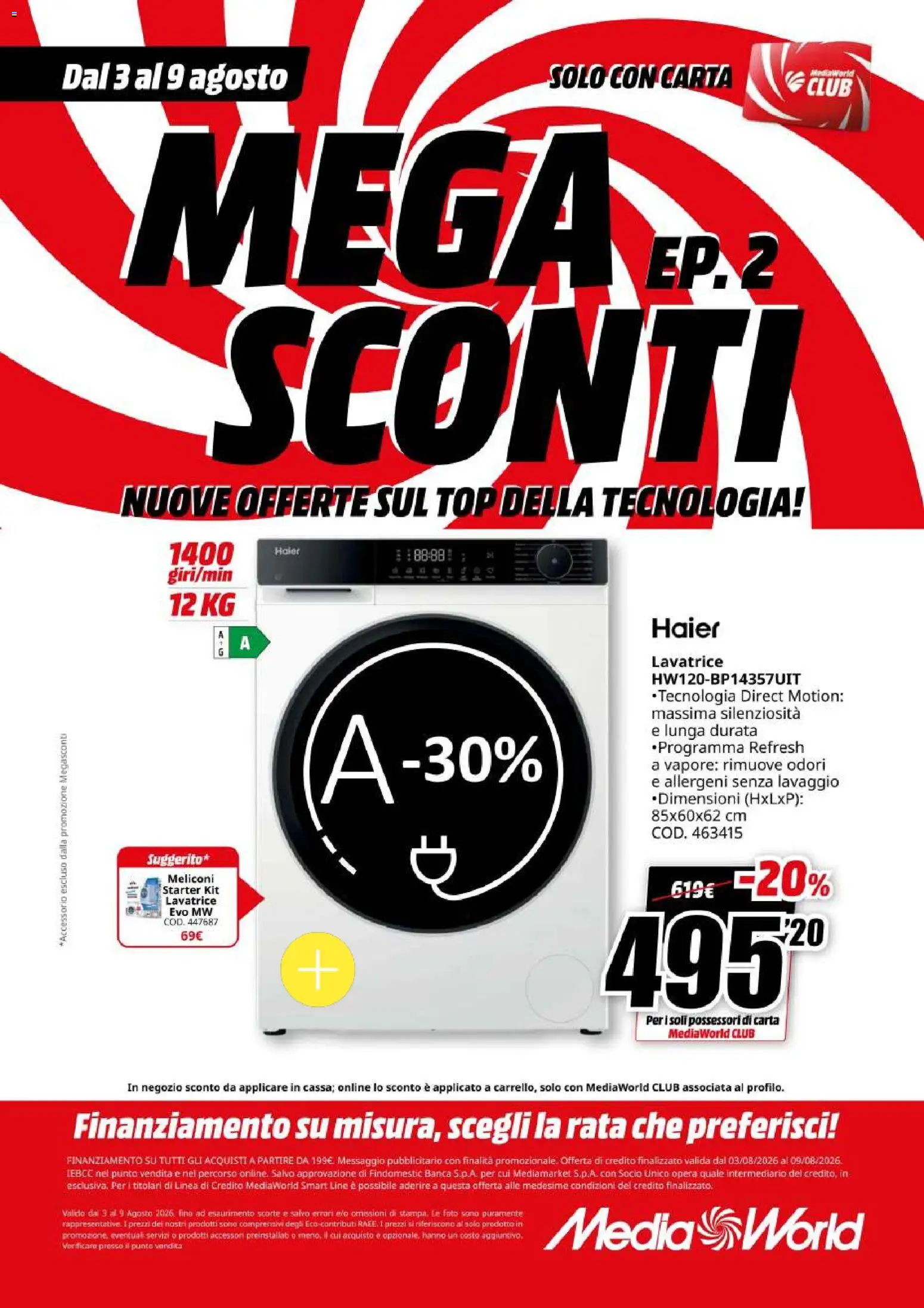 Volantino Media World del 03/08/2026 | Pagina: 64