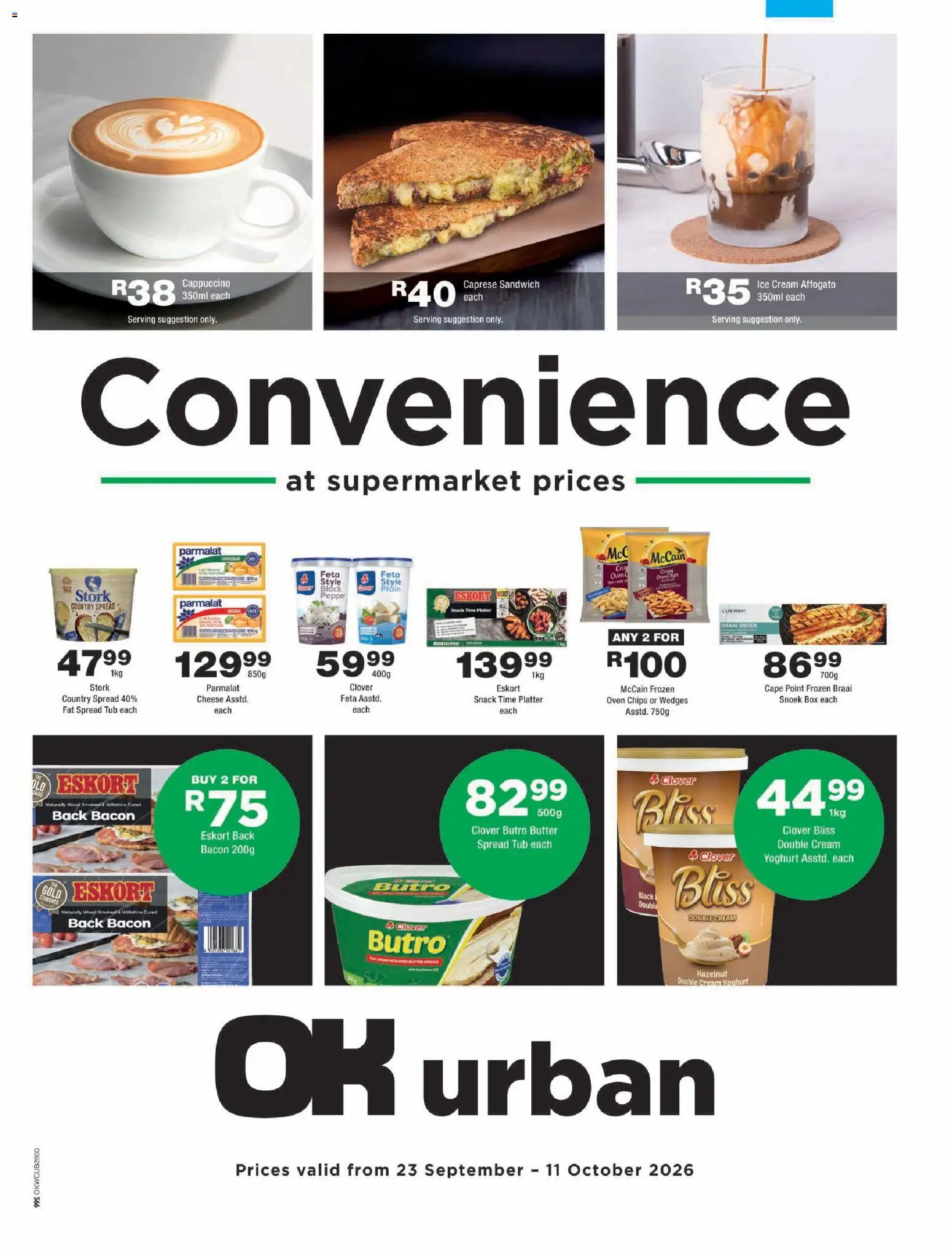 New OK Foods catalogue – valid from 23/09/2026 | Page: 1