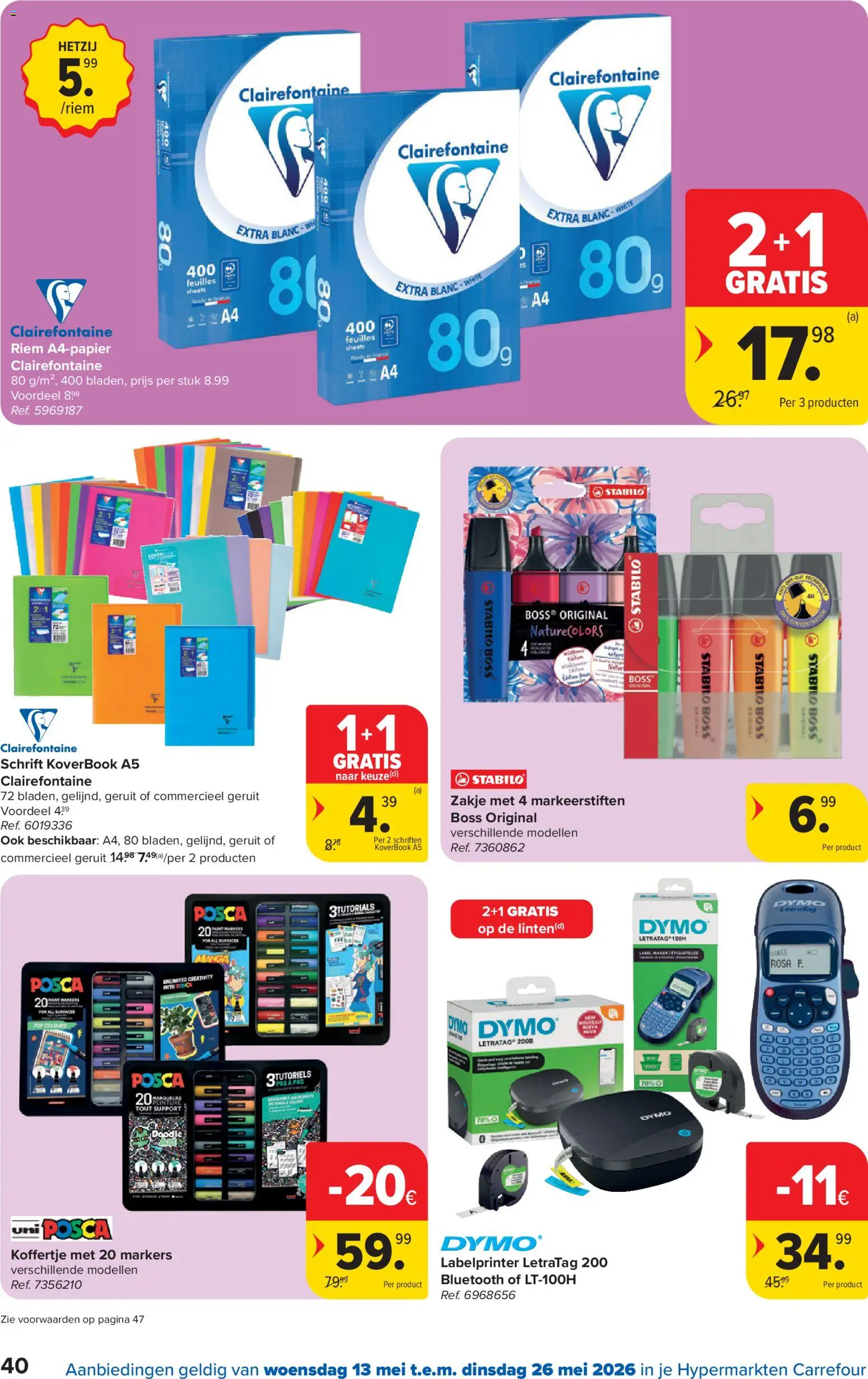 Nieuwe » Carrefour folder van 13/05/2026 🤩  « is er! Ontdek geweldige aanbiedingen en bespaar. | België