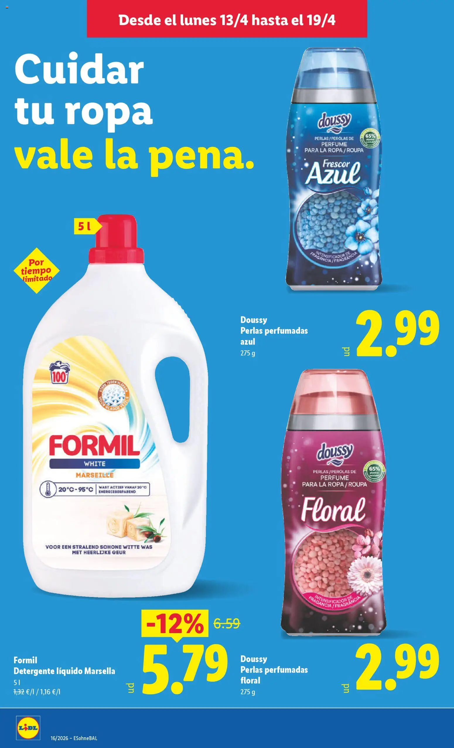 Lidl folleto │ válido desde el 13.04.2026 | Página: 24 | Productos: Fragancia, Detergente, Ropa, Detergente líquido