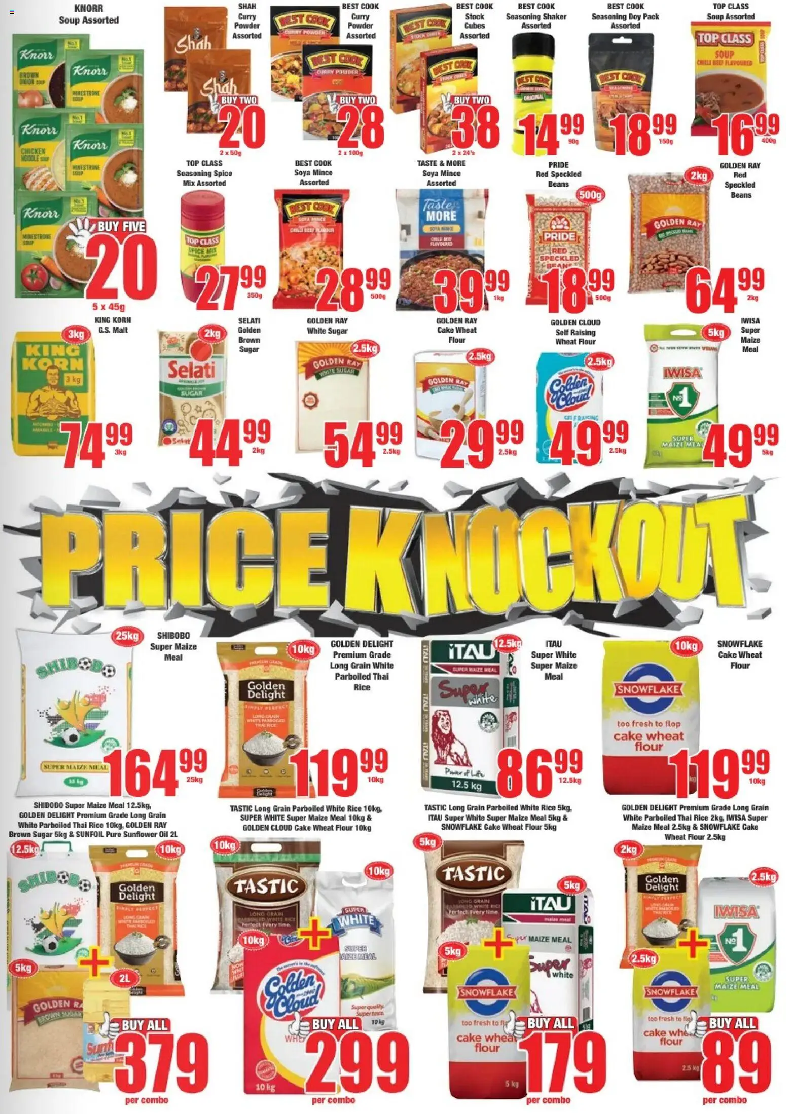 New Boxer catalogue – valid from 08.06.2026 | Page: 7 | Products: Cake, Maize meal, Powder, Rice