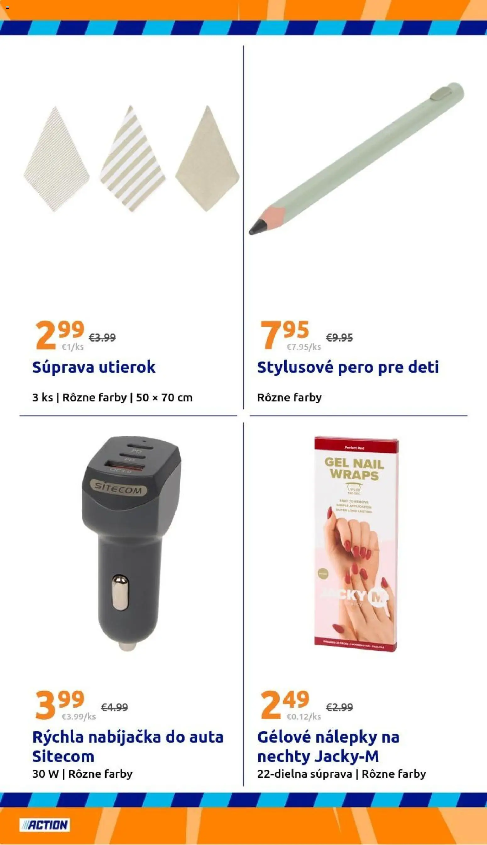 Nové Action akcie – leták je platný od 23.09.2026 | Strana: 30 | Produkty: Nabíjačka, Pero