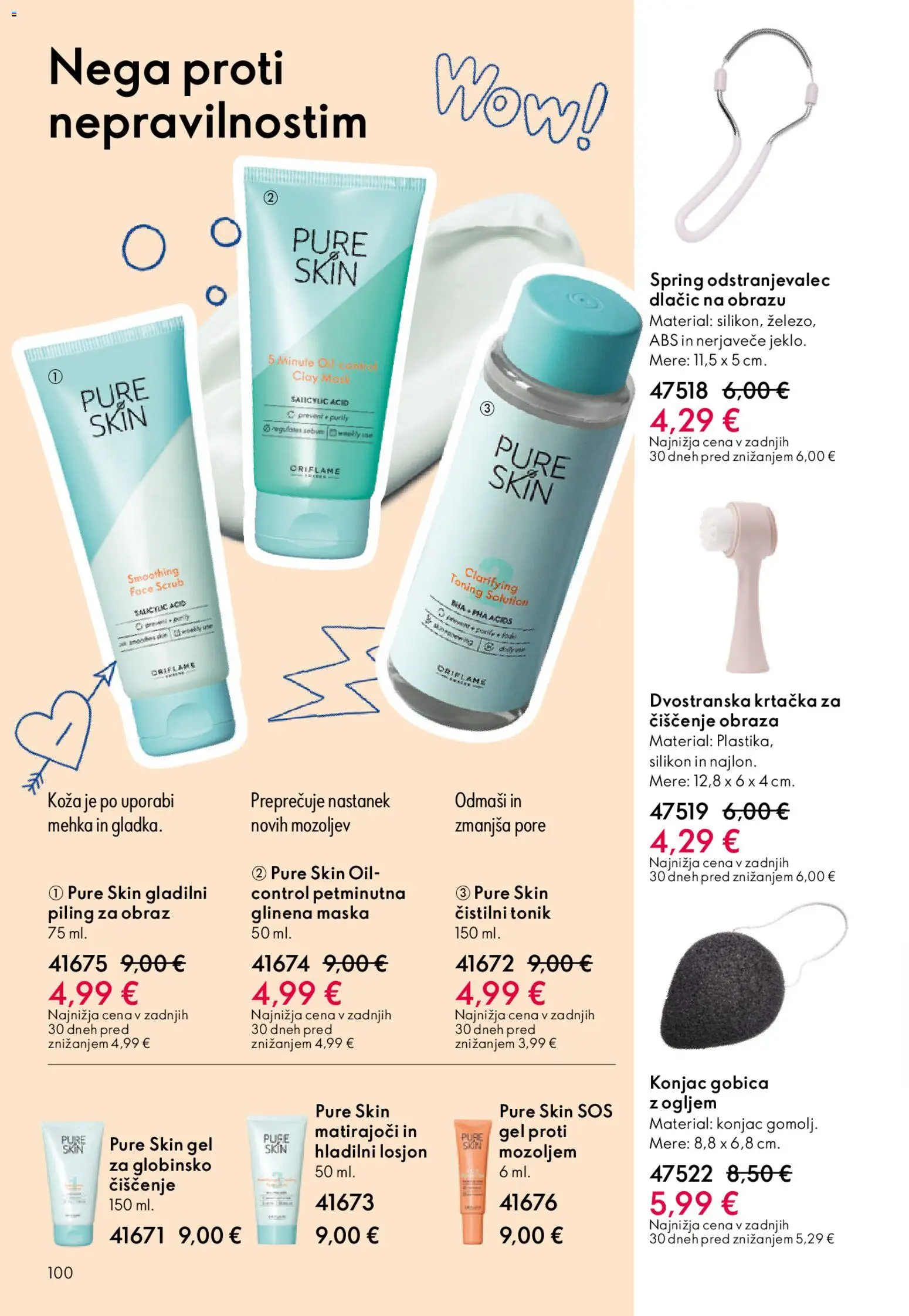 Novi Oriflame katalog ponudbe – veljaven od 22.04.2026 | Stran: 100 | Izdelki: Maska, Piling, Tonik, Silikon