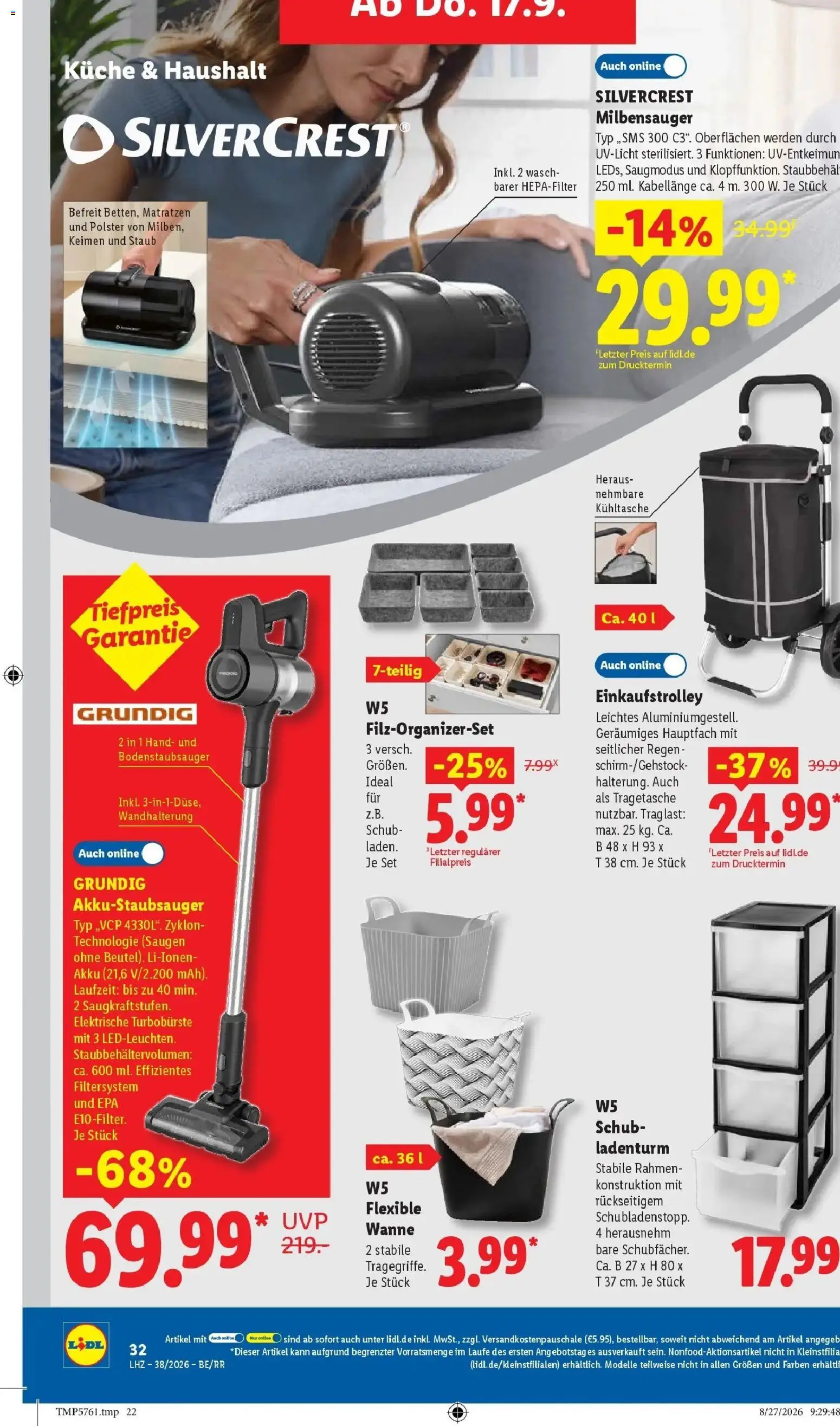 Lidl Prospekt Hagen (ab 14.09.2026) zum Blättern » Angebote | Seite: 58 | Produkte: Küche, Kühltasche