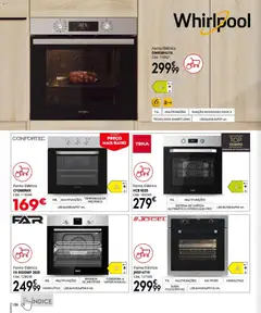 Pré-visualização Conforama folheto válido de 16.04.2026 | Página: 106 | Produtos: Forno, Forno elétrico, Bandeja, Whirlpool