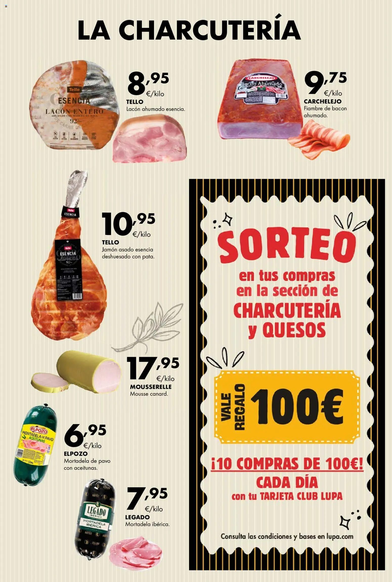 Lupa Supermercados folleto │ válido desde el 17/09/2026 | Página: 11 | Productos: Jamón, Mortadela, Carne, Pavo