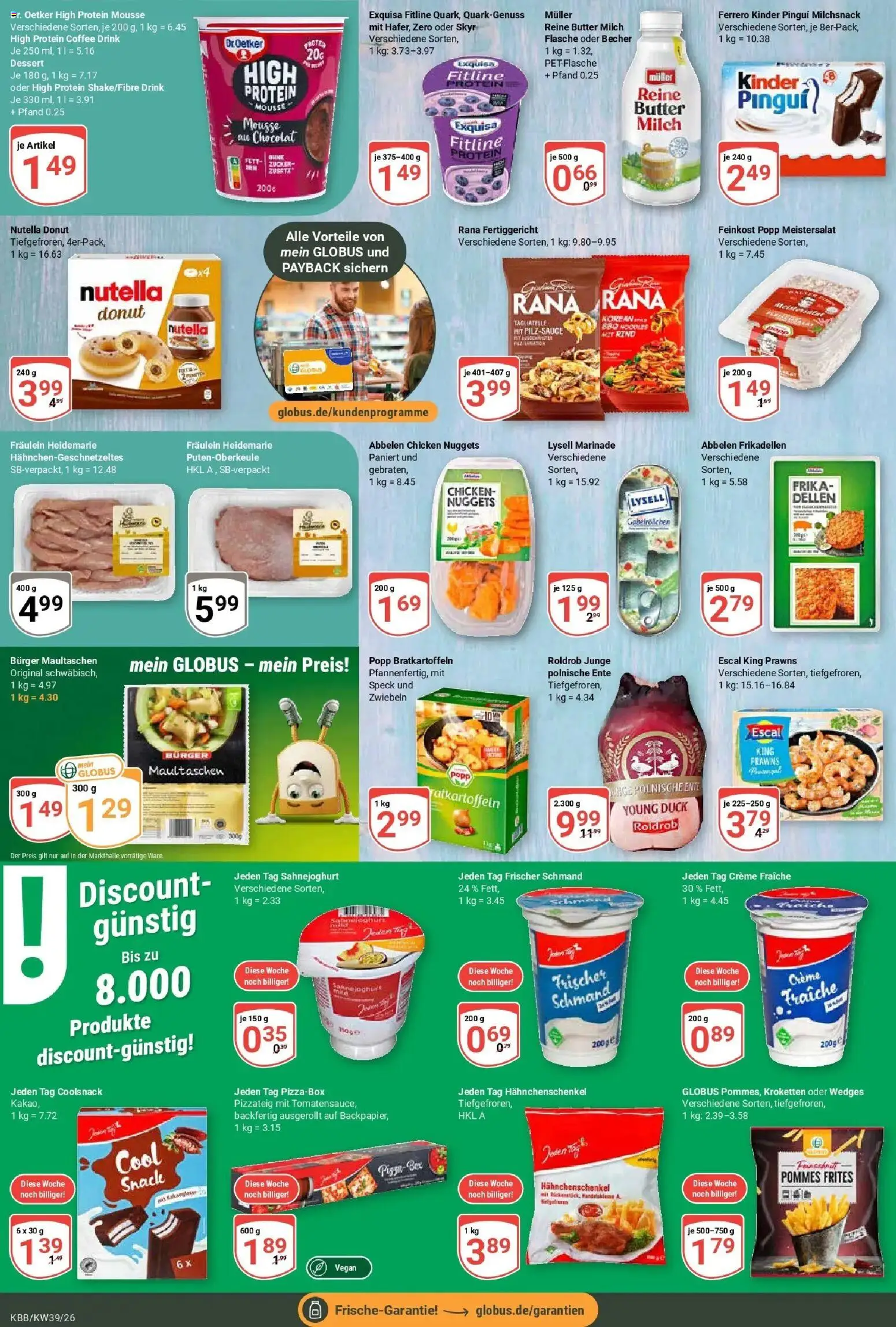 Globus Prospekt Koblenz-Bubenheim (ab 21.09.2026) » Angebote online | Seite: 12 | Produkte: Hahnchenschenkel, Pommes, Pommes frites, Zwiebeln