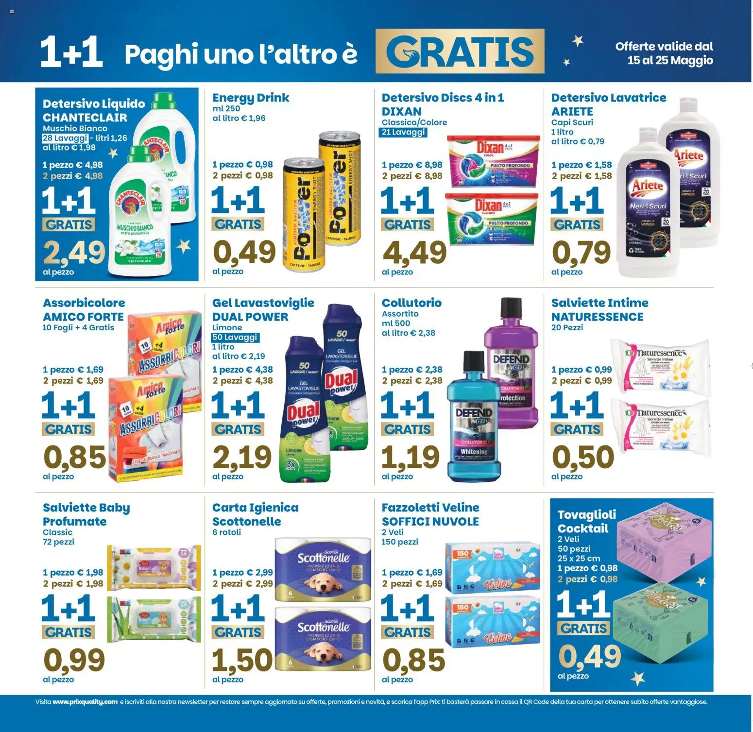 Volantino Prix del 15.05.2026 | Pagina: 6 | Prodotti: Carta igienica, Collutorio, Veline, Limone