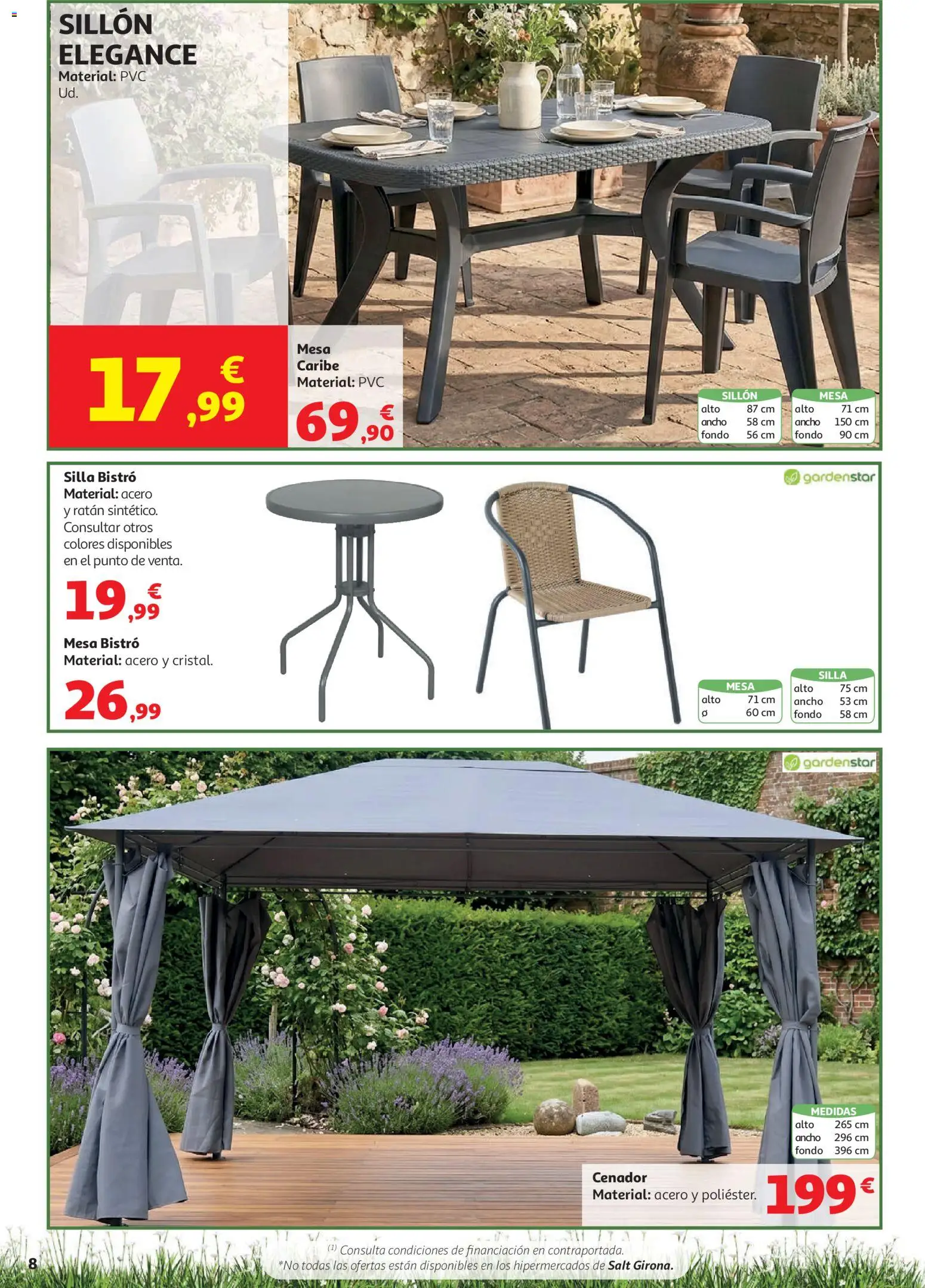 Alcampo Aire Libre HP Cat │ válido desde el 28.05.2026 | Página: 8 | Productos: Sillón, Mesa, Silla