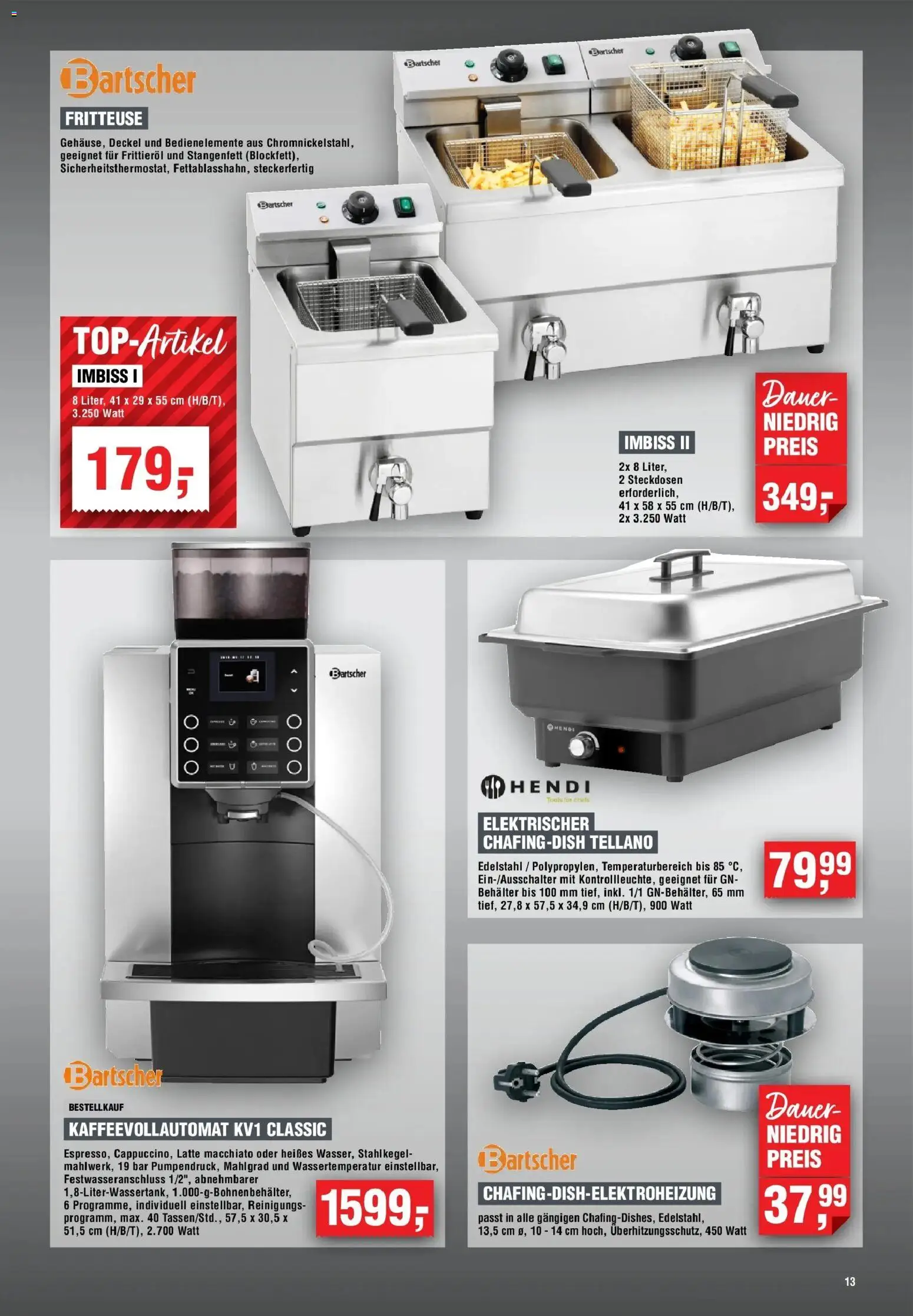 Edeka Prospekt Naumburg (Saale) (ab 13.08.2026) » Angebote Online | Seite: 13 | Produkte: Kaffeevollautomat, Fritteuse, Frittieröl