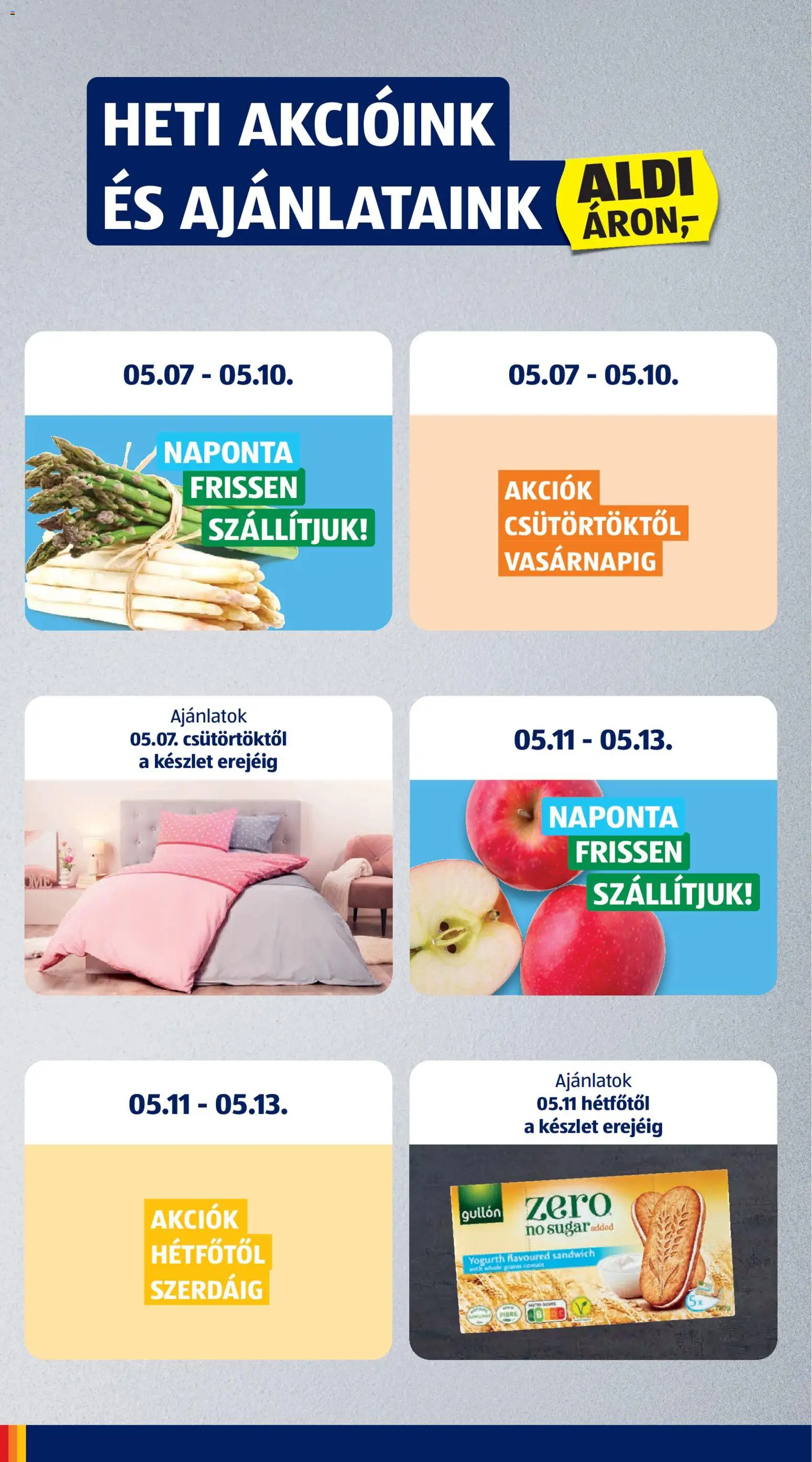 Aldi akciós ujság - amely érvényes a következő dátumtól: 07.05.2026 | Oldal: 4
