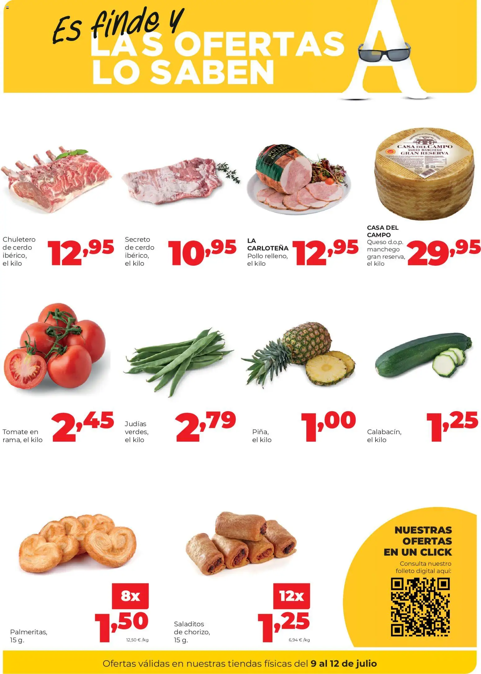 Alimerka Fin de semana │ válido desde el 09/07/2026 | Página: 2 | Productos: Queso, Cerdo