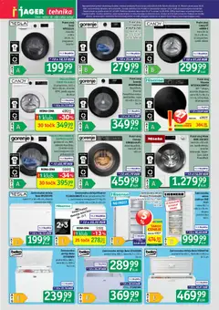 Jager katalog akcije – veljaven od 26.08.2026 | Stran: 11 | Izdelki: Med, Pralni stroj, Omara, Zamrzovalna omara