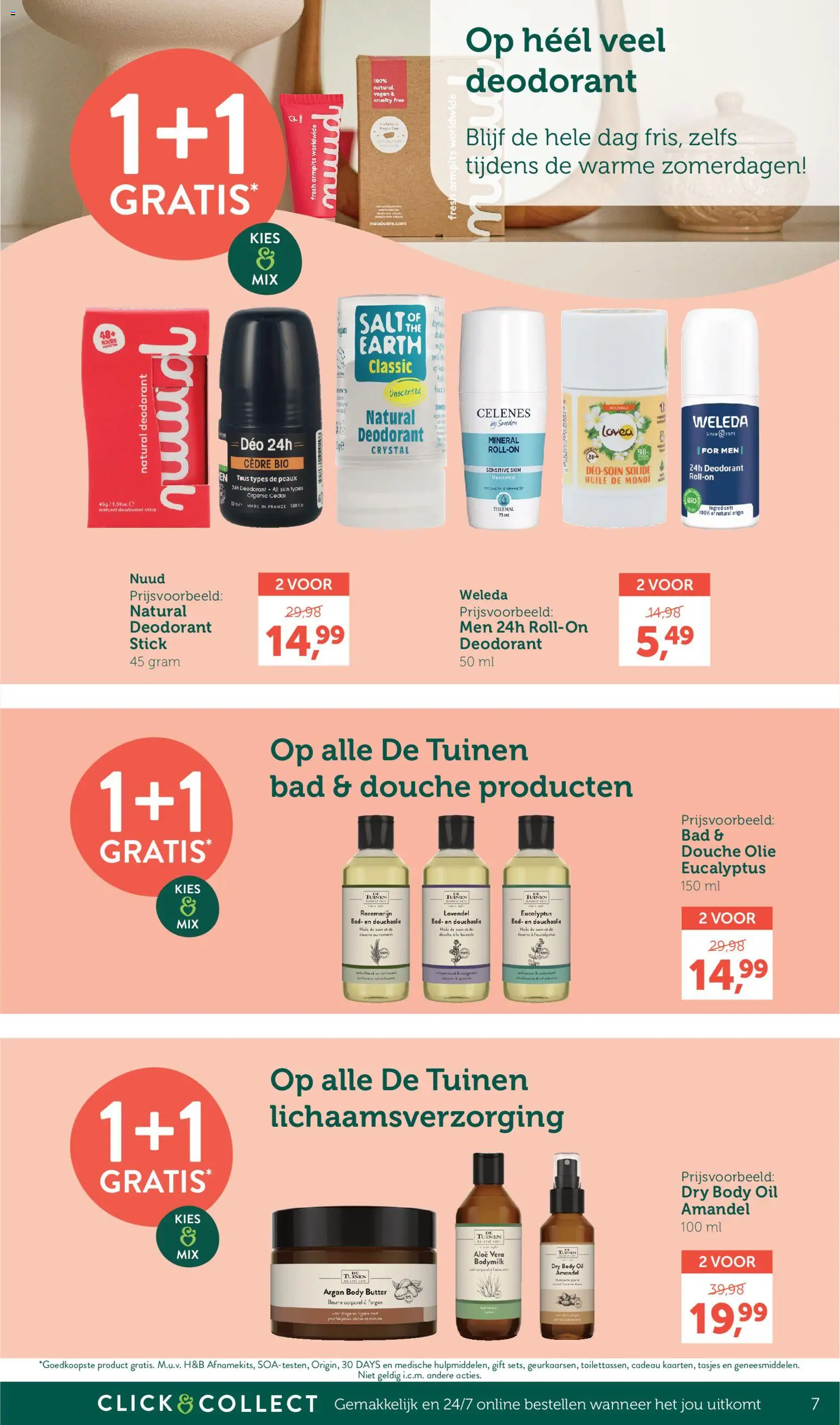 {H1} | Pagina: 7 | Producten: Bad, Douche, Deodorant, Olie