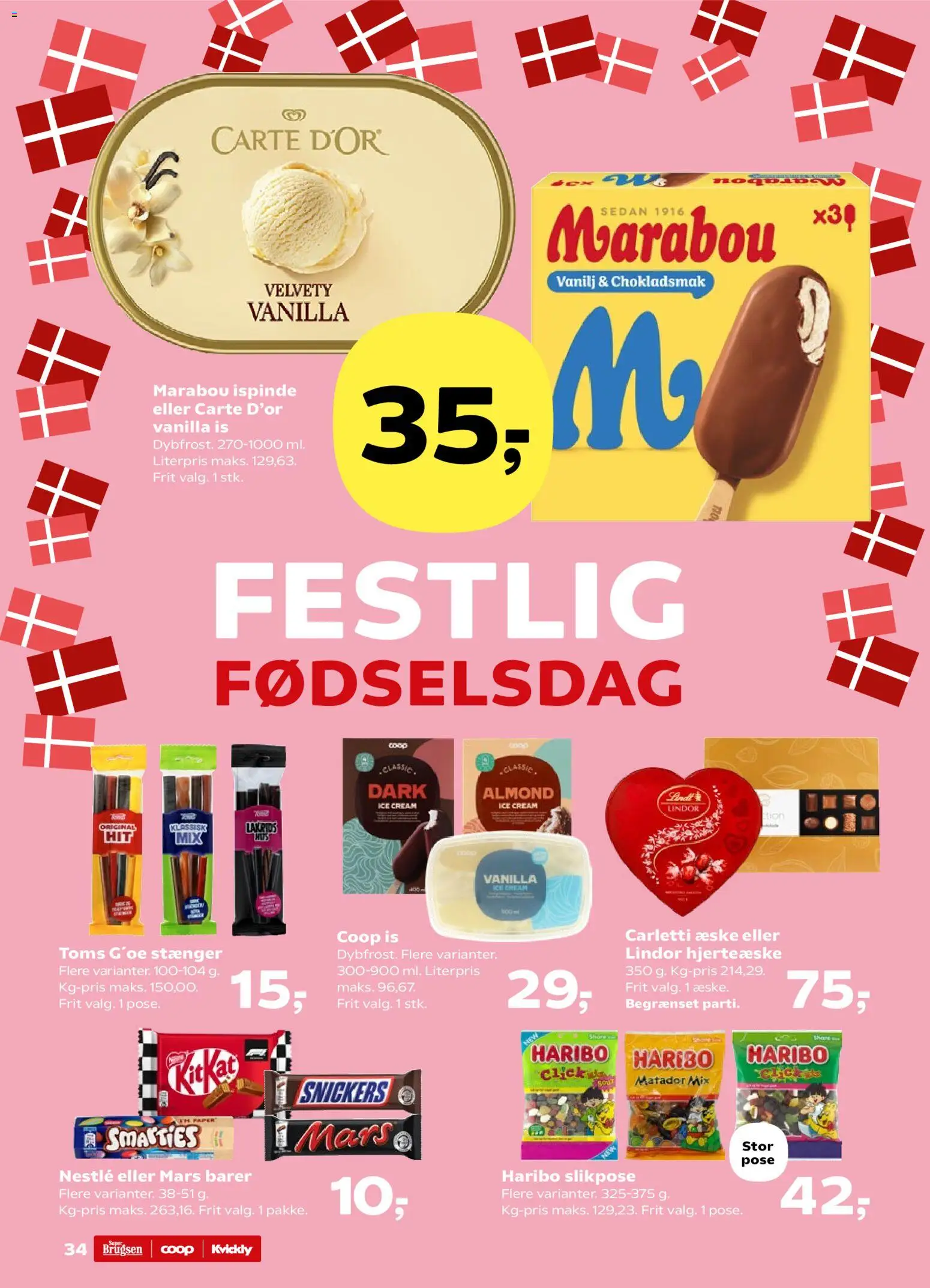 Super Brugsen tilbudsavis – gyldig fra 08.05.2026 | Side: 36 | Produkter: Is