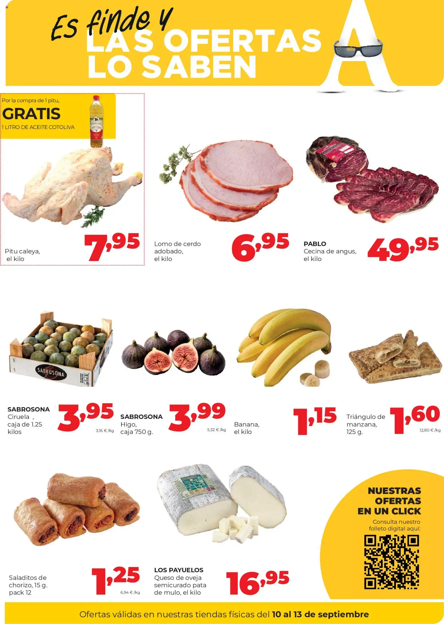 Alimerka Fin de semana │ válido desde el 10/09/2026 | Página: 2 | Productos: Queso de oveja, Lomo, Lomo de cerdo, Caja