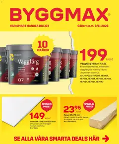 ByggMax erbjudanden - Förhandsvisning av reklamblad från butik ByggMax aktuell från 18/10/2026