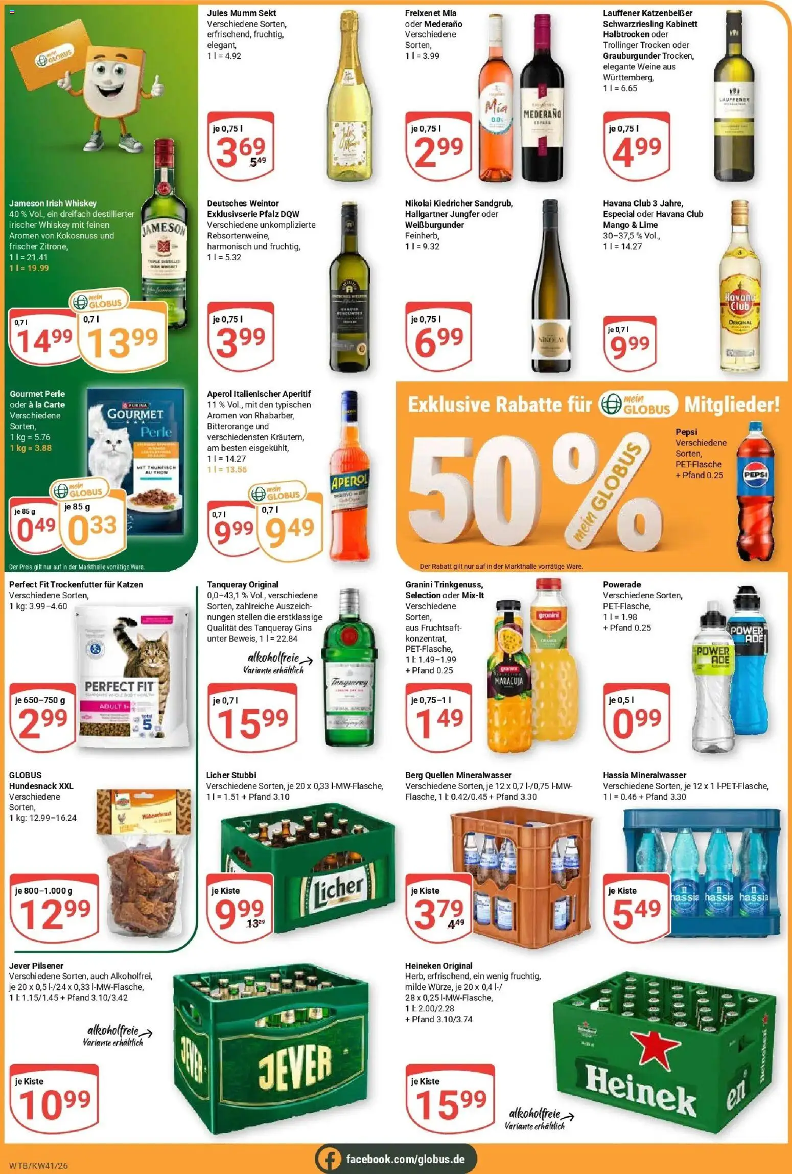 Globus Prospekt Wächtersbach (ab 05.10.2026) » Angebote online | Seite: 3 | Produkte: Mumm sekt, Jules mumm, Granini, Fruchtsaft