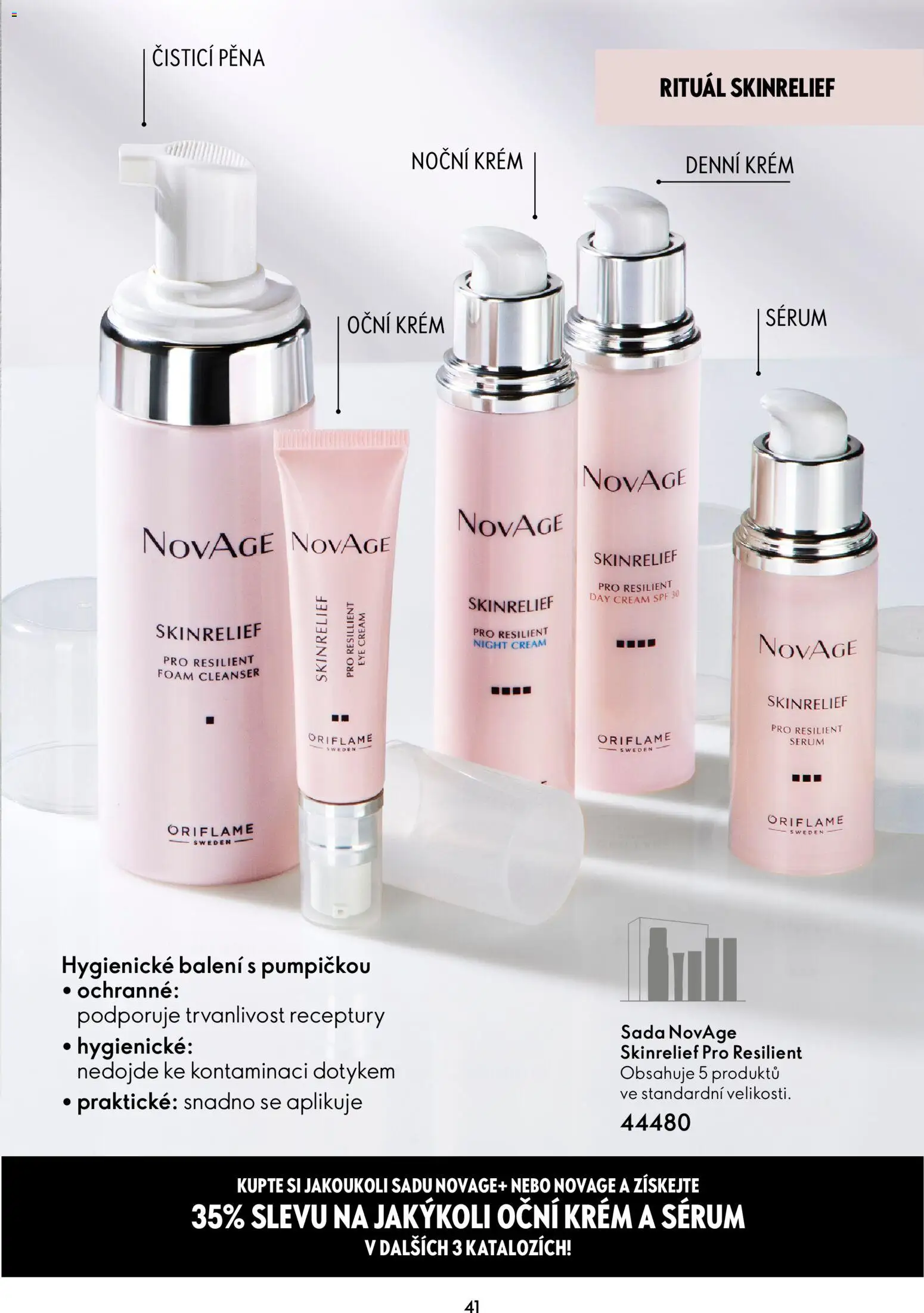 Oriflame katalog Novage+ od 21.07.2026 | Strana: 41 | Produkty: Sérum, Krém
