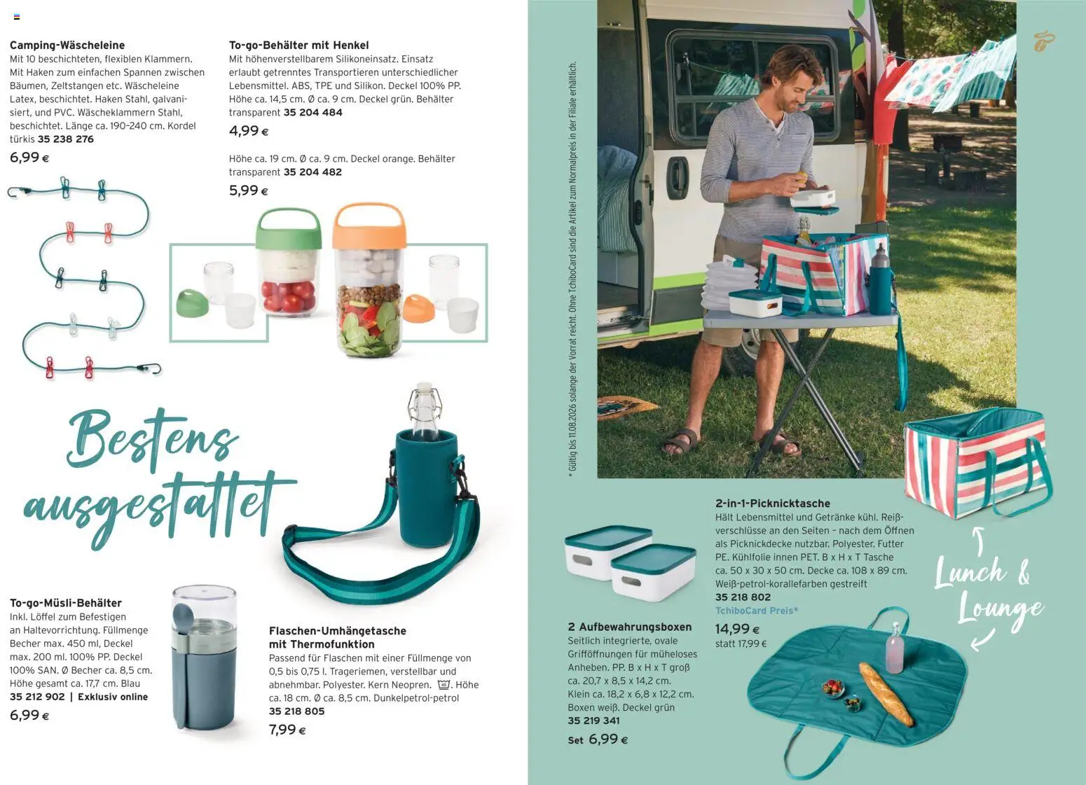 Tchibo Eduscho Tchibo Magazin gültig ab 15.07.2026 | Seite: 9 | Produkte: Libacomb, Tasche, Decke