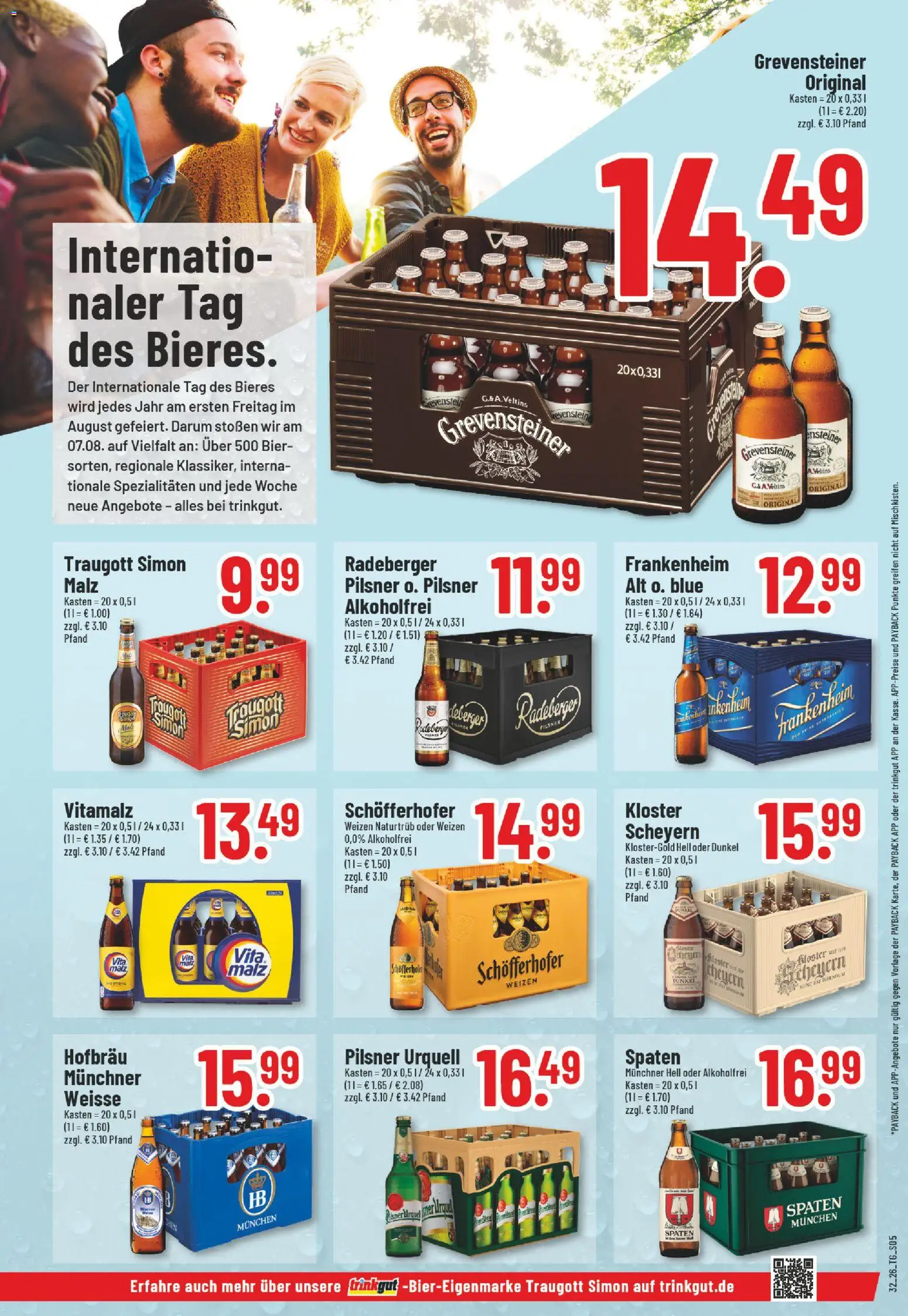 Trinkgut Prospekt – gültig ab 03.08.2026 | Seite: 5 | Produkte: Bier, Pilsner urquell