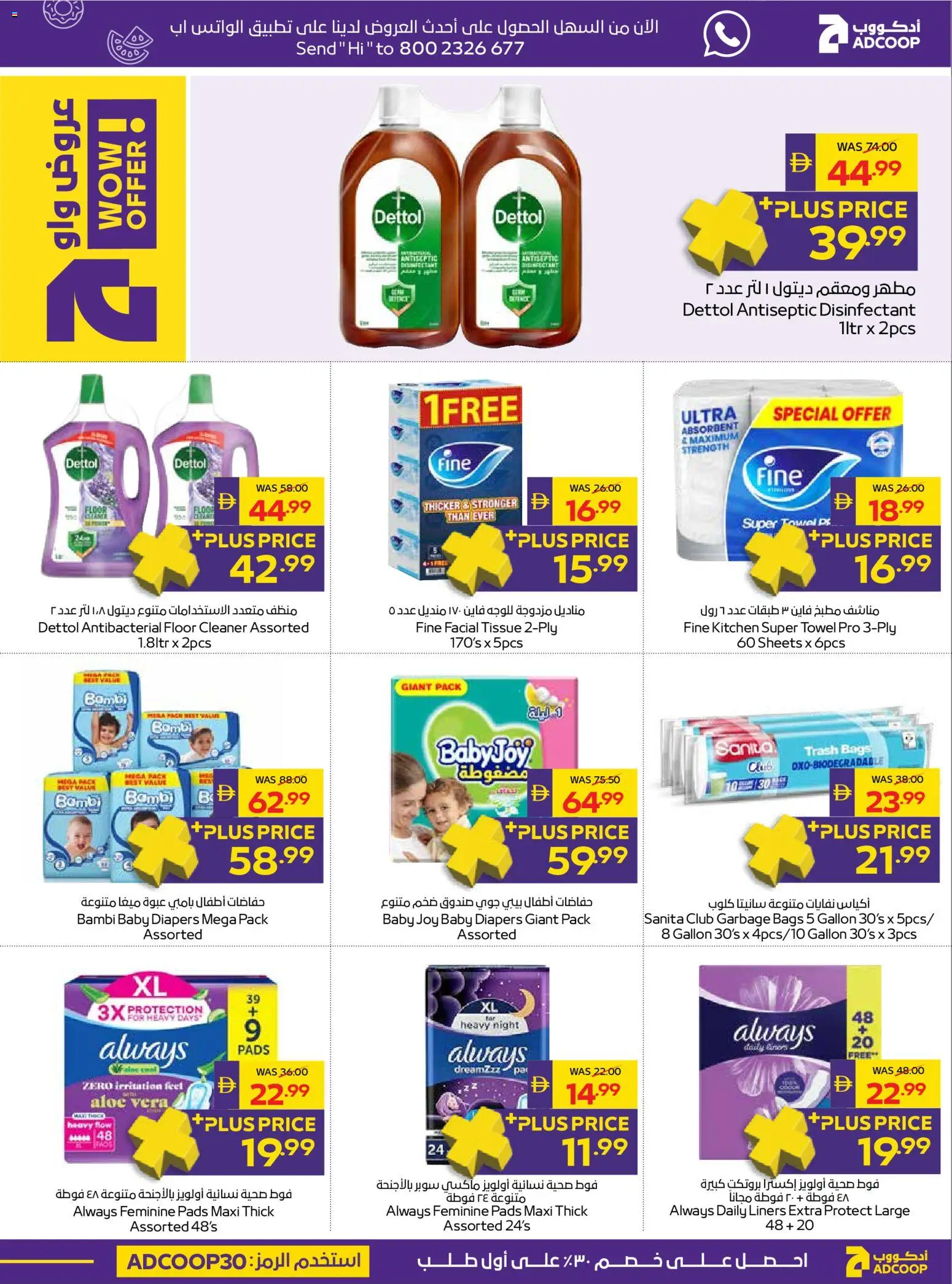 {H1} | Page: 17 | Products: Disinfectant, Pads, Towel