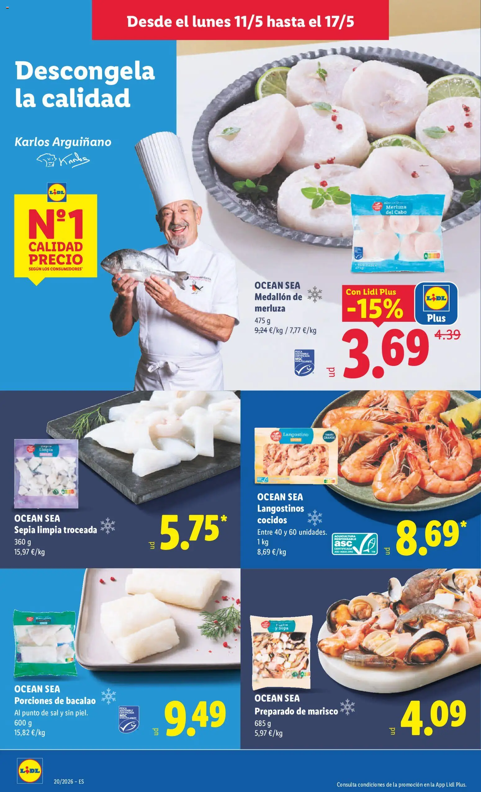 Lidl folleto │ válido desde el 11.05.2026 | Página: 12 | Productos: Langostino