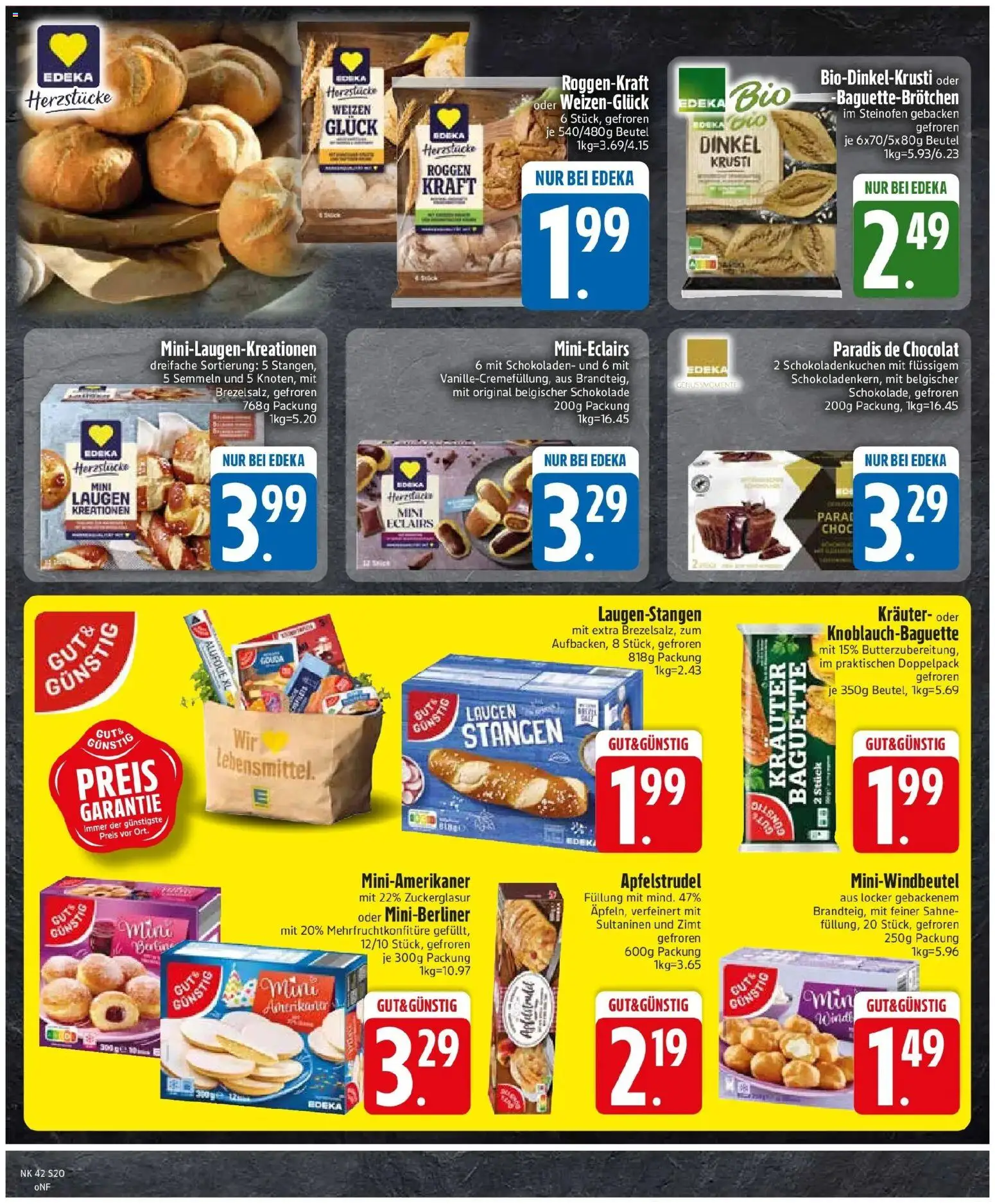 Edeka Prospekt Affing (ab 12.10.2026) » Angebote Online | Seite: 22 | Produkte: Schokolade, Gouda, Baguette, Sahne