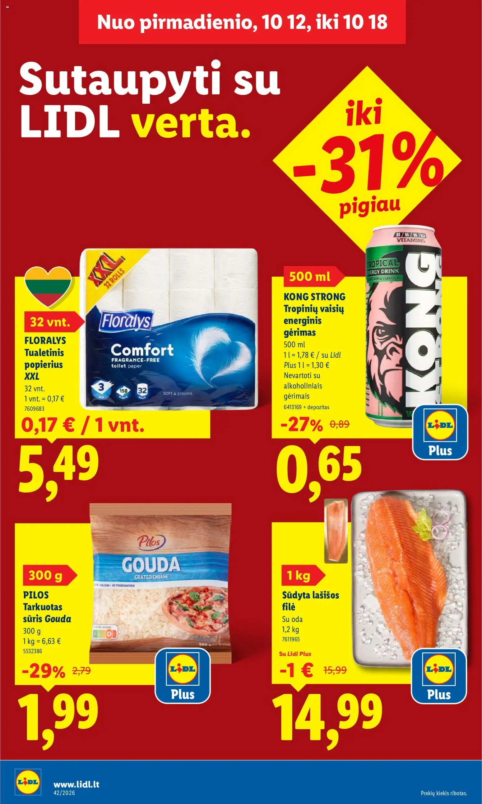 LIDL akcijos nuo 2026.10.12 | Puslapis: 2