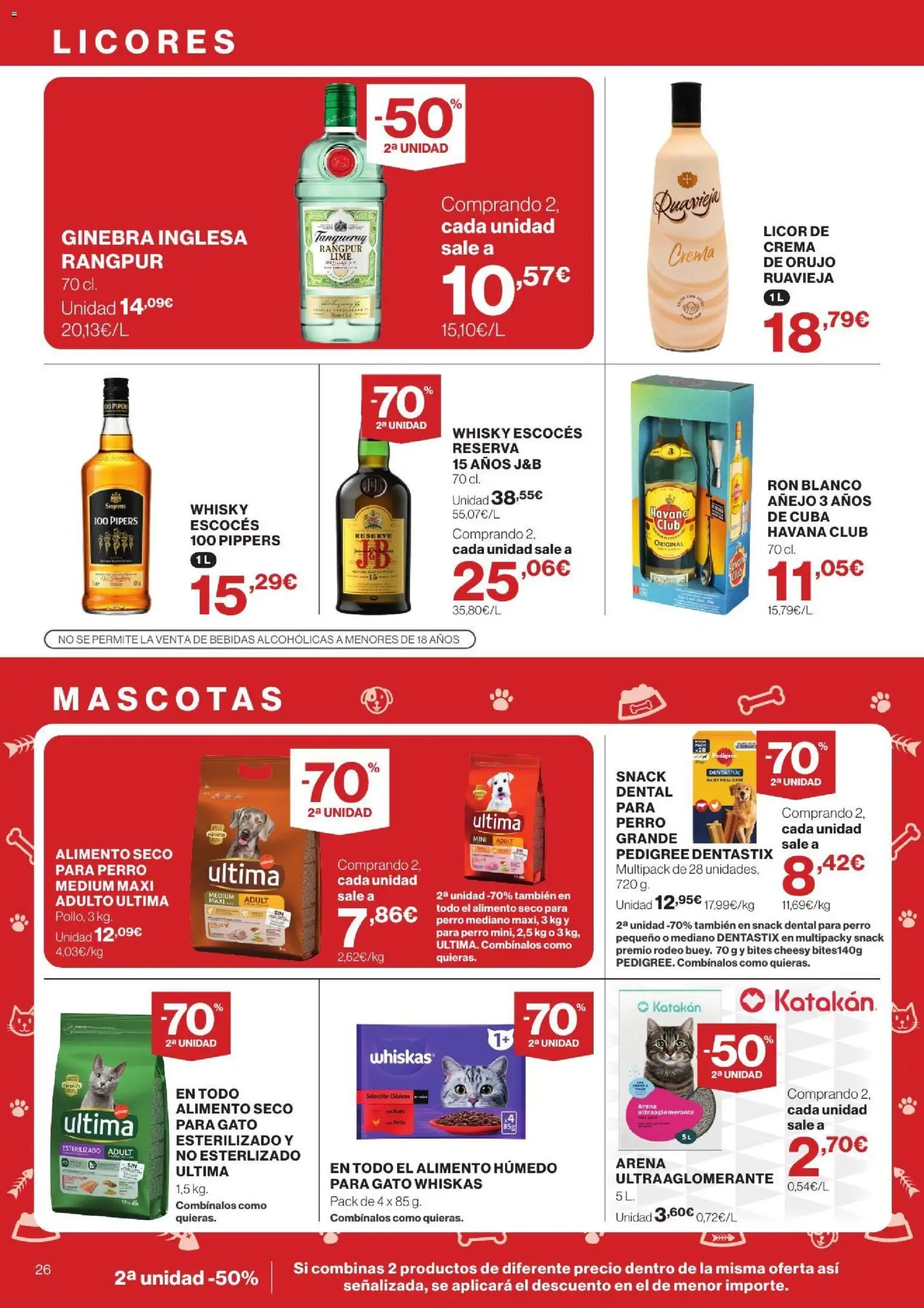 Supercor Canarias │ válido desde el 24/09/2026 | Página: 26 | Productos: Ron, Crema, Whisky, Ron blanco