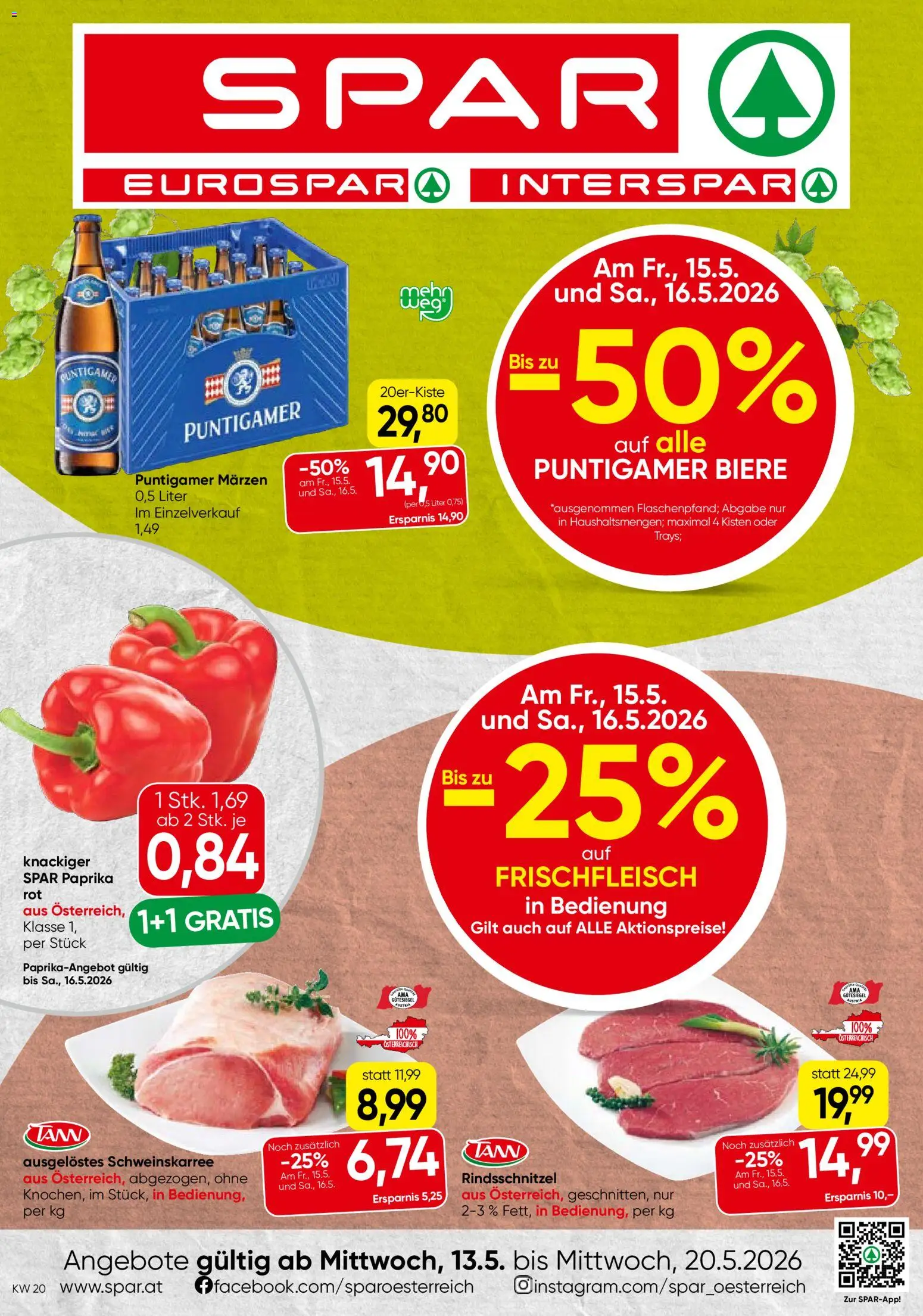 Spar Flugblatt - Kärnten gültig ab 13.05.2026 | Seite: 1