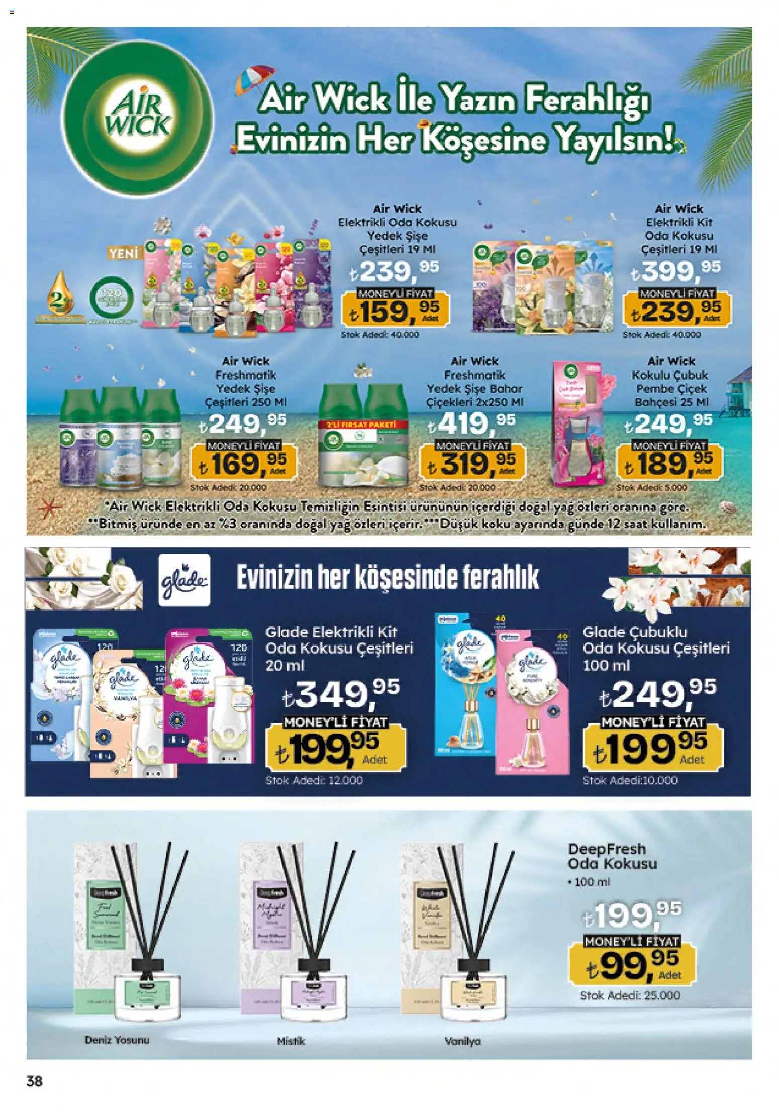 Migros Katalog - Migroskop - 04.06.2026 tarihinden itibaren geçerlidir | Sayfa: 38 | Ürünler: Oda kokusu, Koku, Yağ, Saat