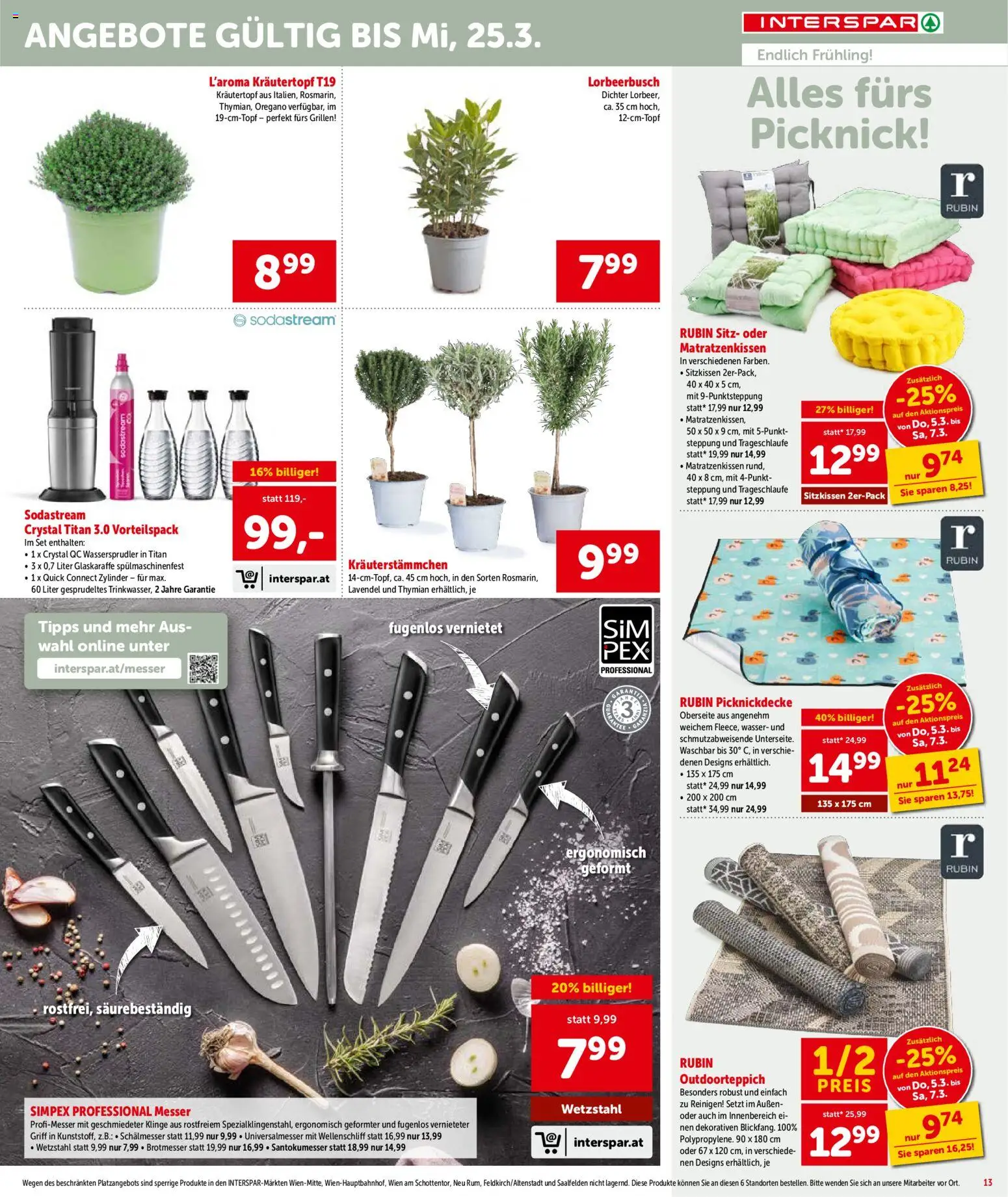 Interspar Flugblatt - Vorarlberg gültig ab 05.03.2026 | Seite: 13 | Produkte: Wasser