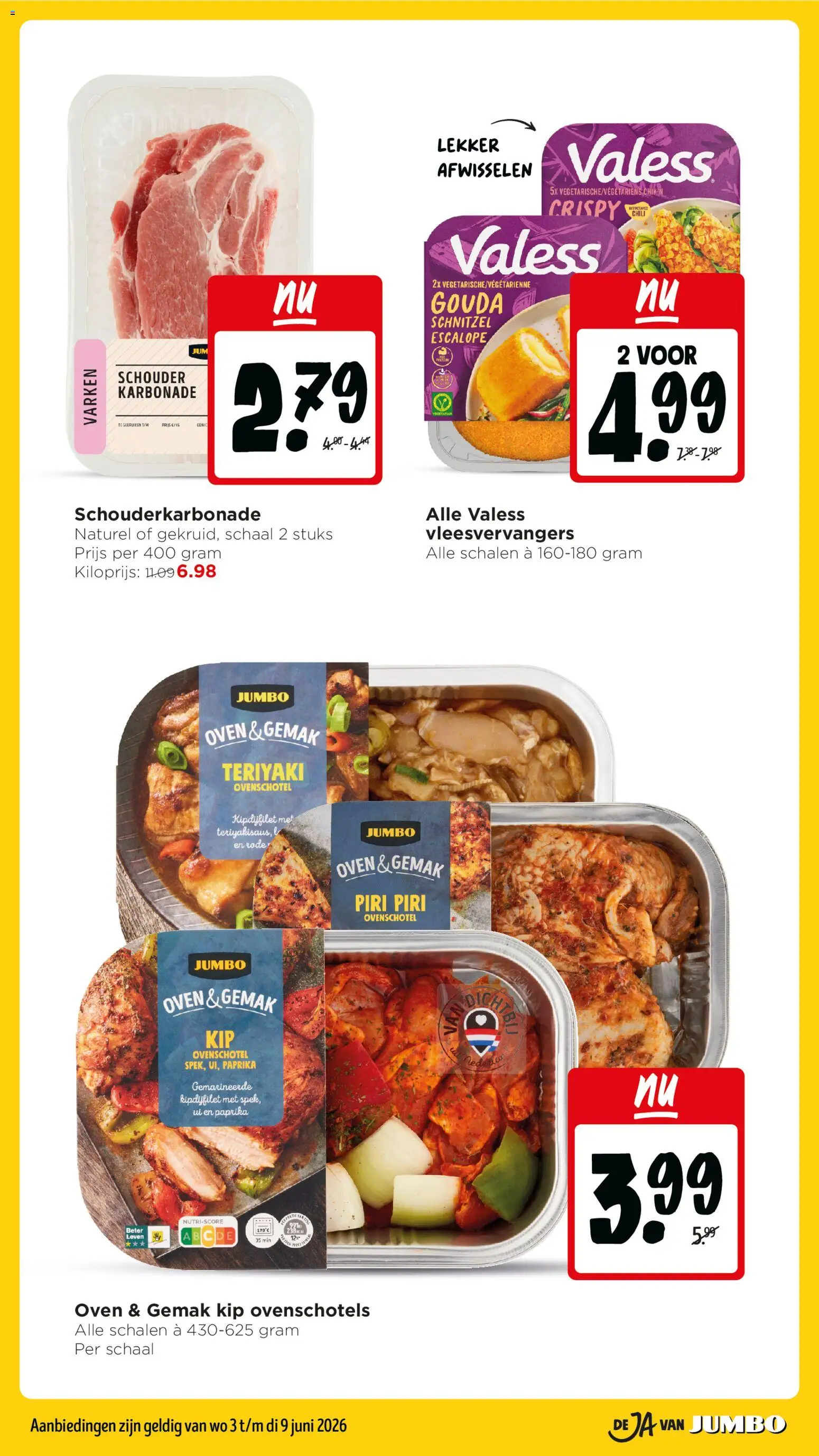 {H1} | Pagina: 11 | Producten: Ui, Schnitzel, Kész piskótalap, Gouda