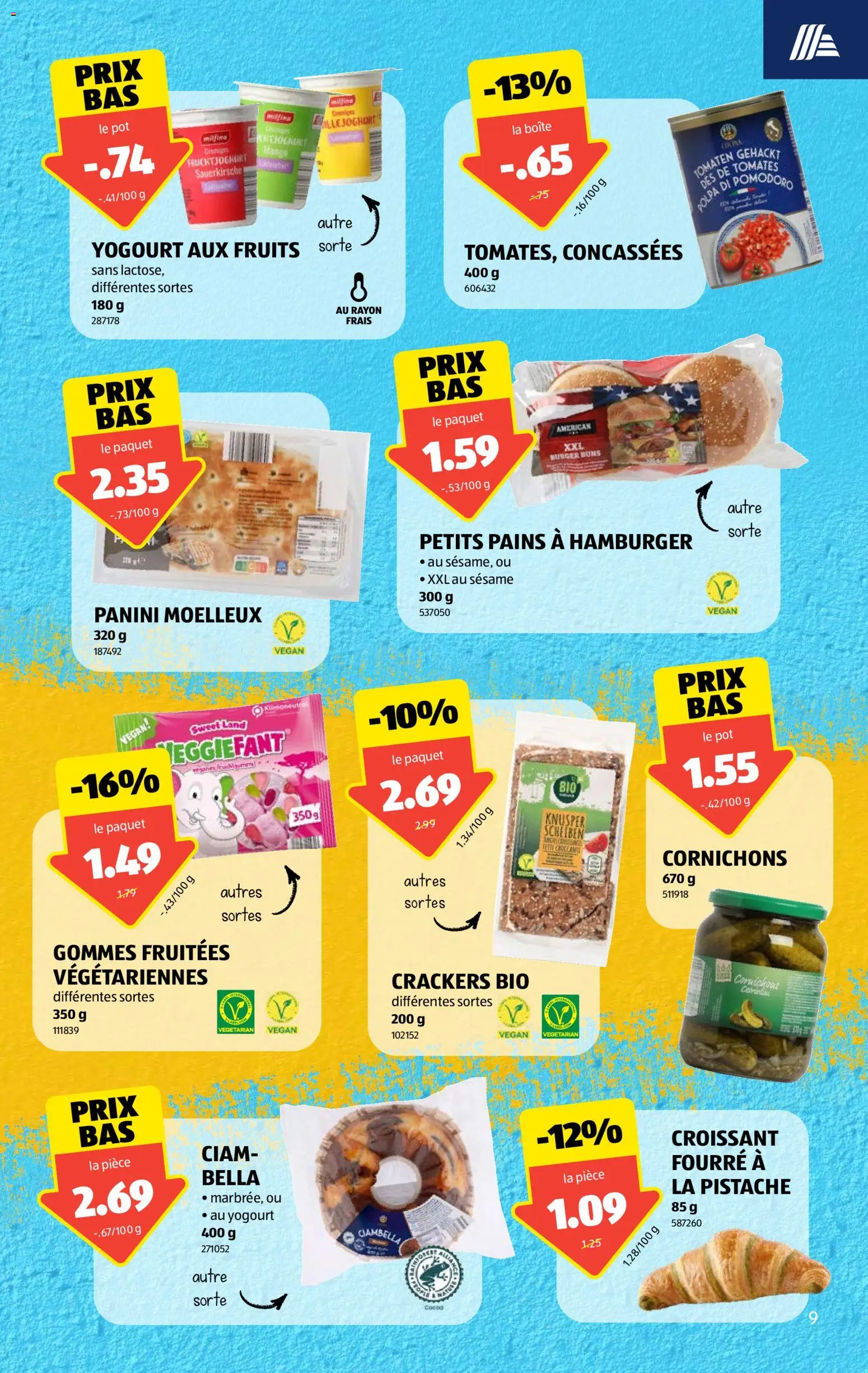 Aldi aktionen FR – gültig ab 21.05.2026 | Seite: 9 | Produkte: Burger, Tomaten