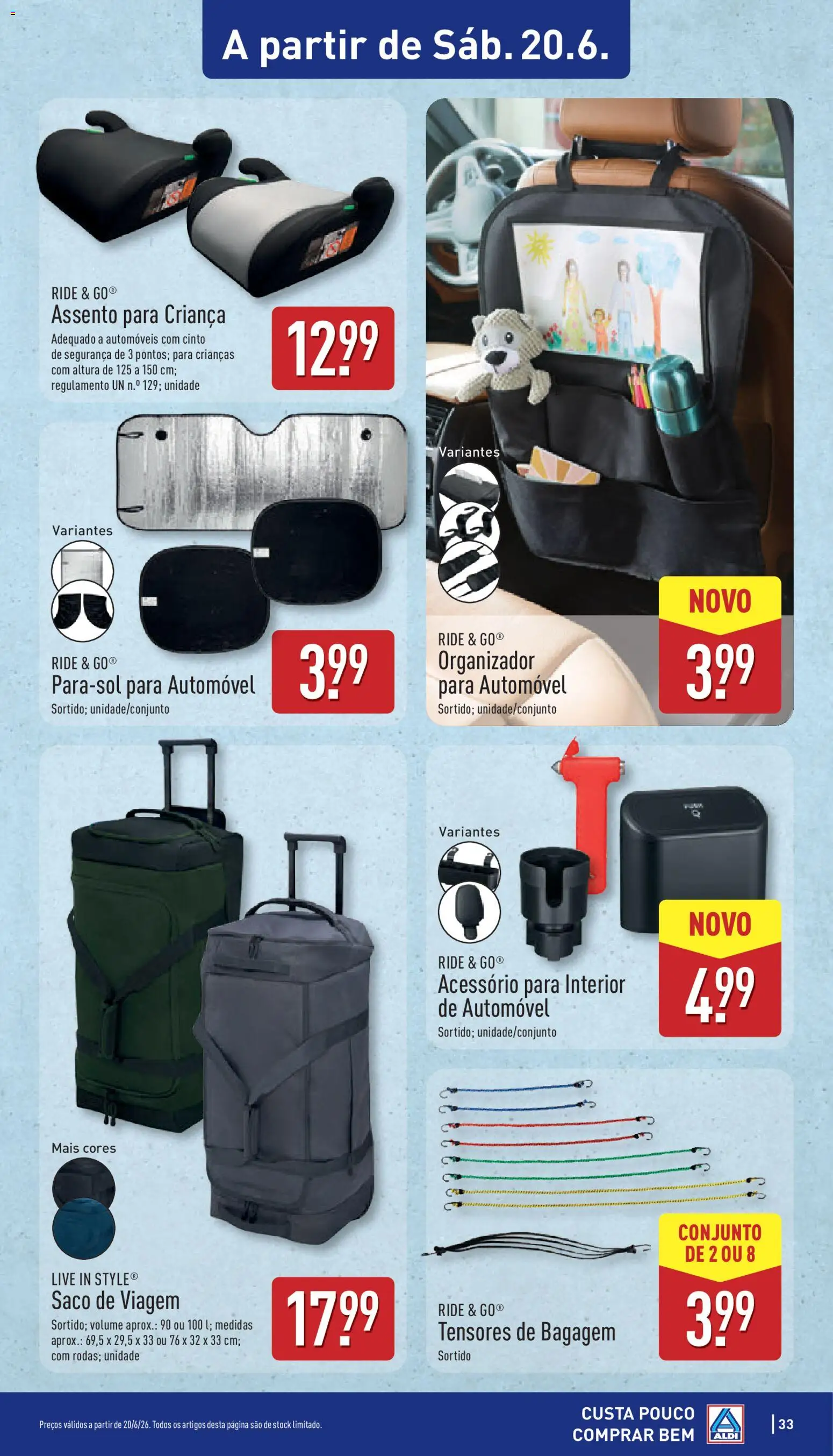 Aldi folheto │ válido de 15.06.2026 | Página: 33 | Produtos: Cinto, Organizador