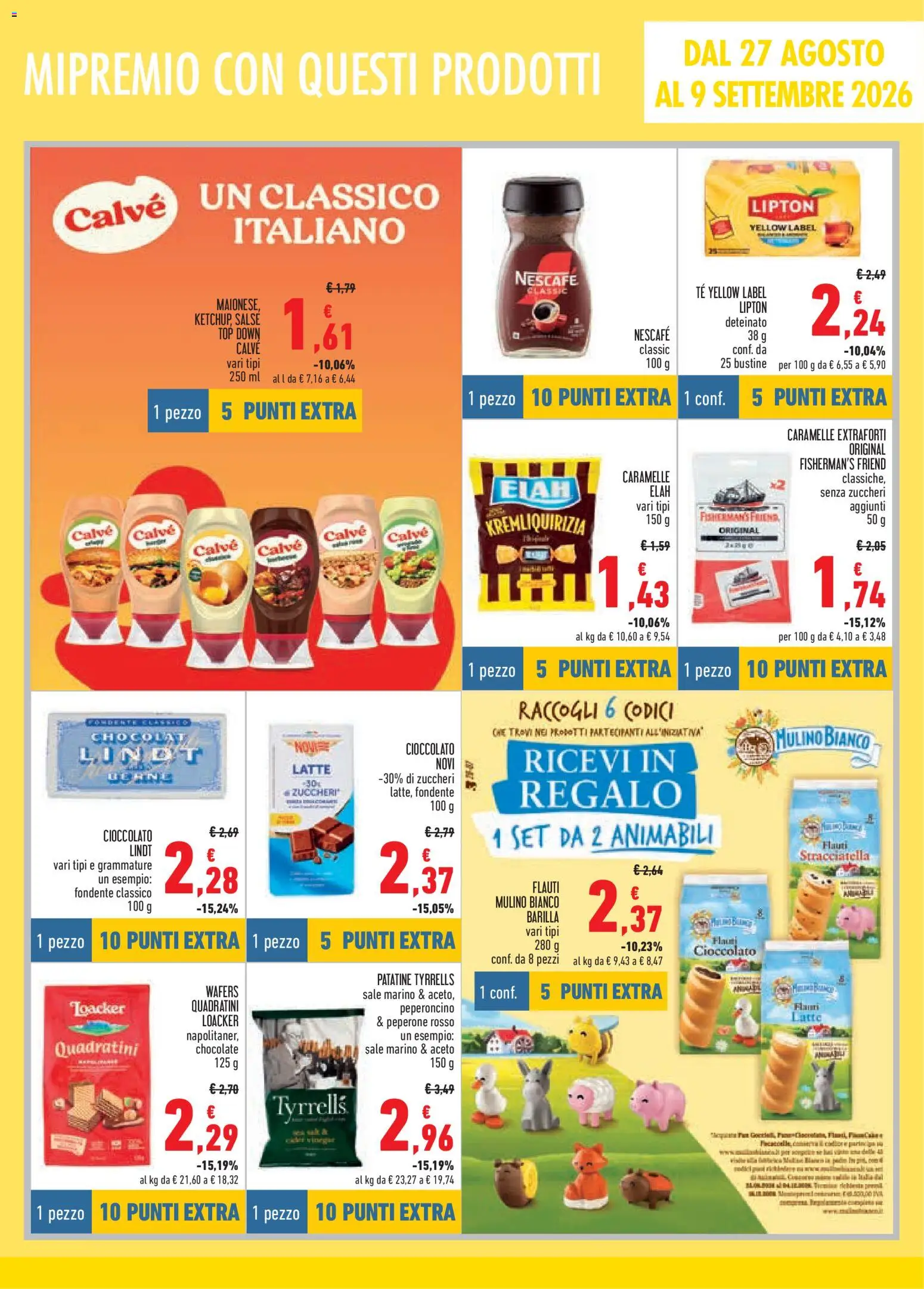 Volantino Conad del 13/08/2026 | Pagina: 13 | Prodotti: Lindt, Maionese, Sale, Stracciatella