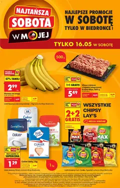 Pogląd oferty "Biedronka gazetka - Najtańsza sobota" - ważna od 16.05.2026