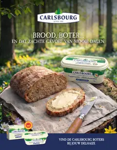 CARLSBOURG beurre d'Ardenne Ardense boter Doux-Ongezouten, beurre d'Ardenne Ardense boter Doux-Ongezouten - Voorbeeld van een folder van Delhaize, geldig van 02.04.2026 | Pagina: 20 | Producten: Boter