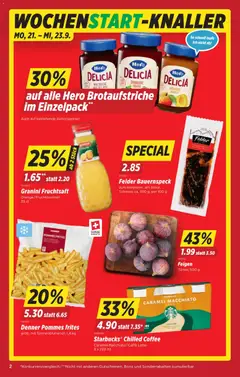 Denner Pommes frites, grob, mit Sonnenblumenöl, 1,4 kg ab 17.09.2026 gültig | Seite: 2