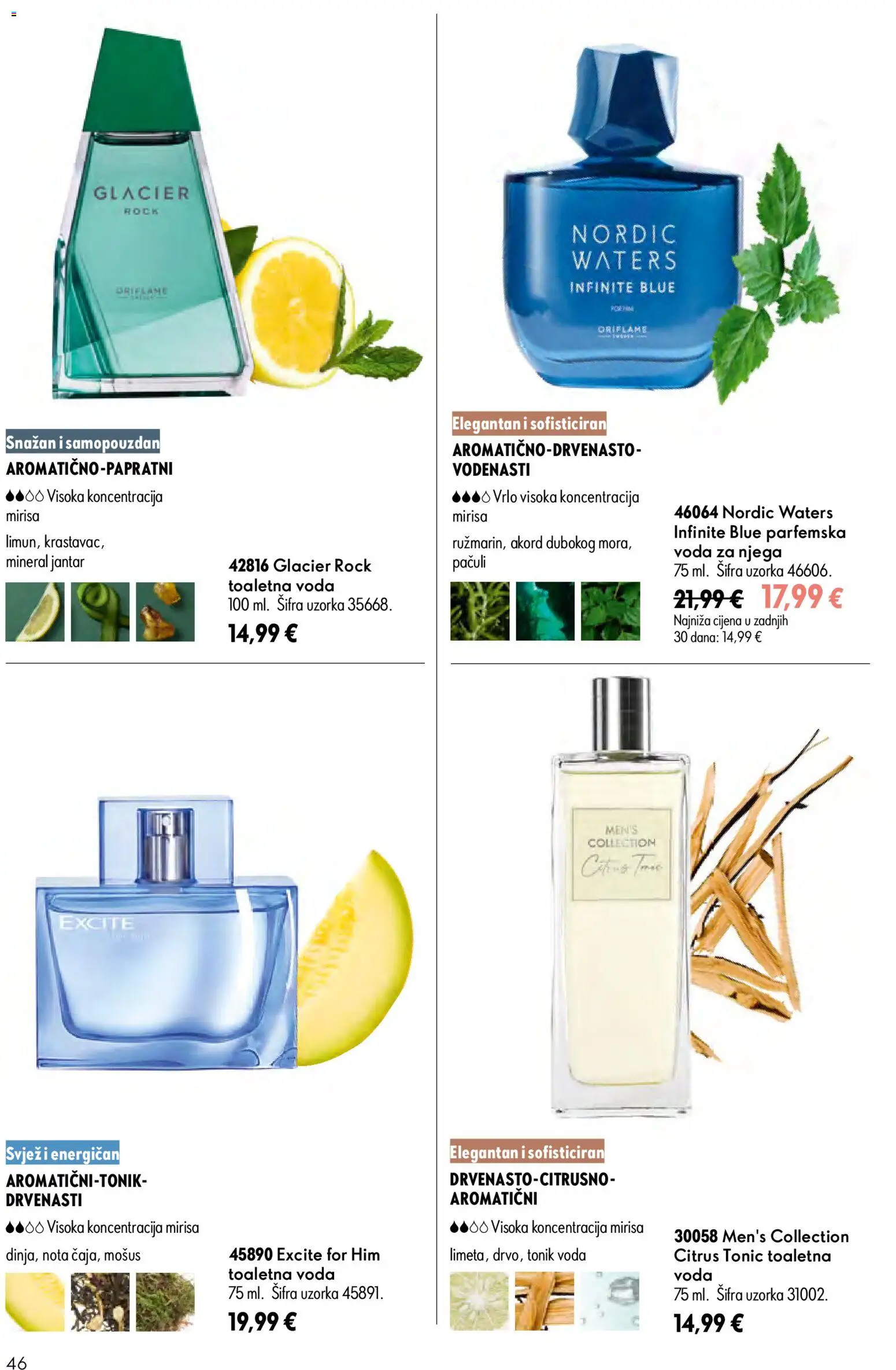 Oriflame katalog | vrijedi od 24.06.2026 | Stranica: 46 | Proizvodi: Voda, Tonic
