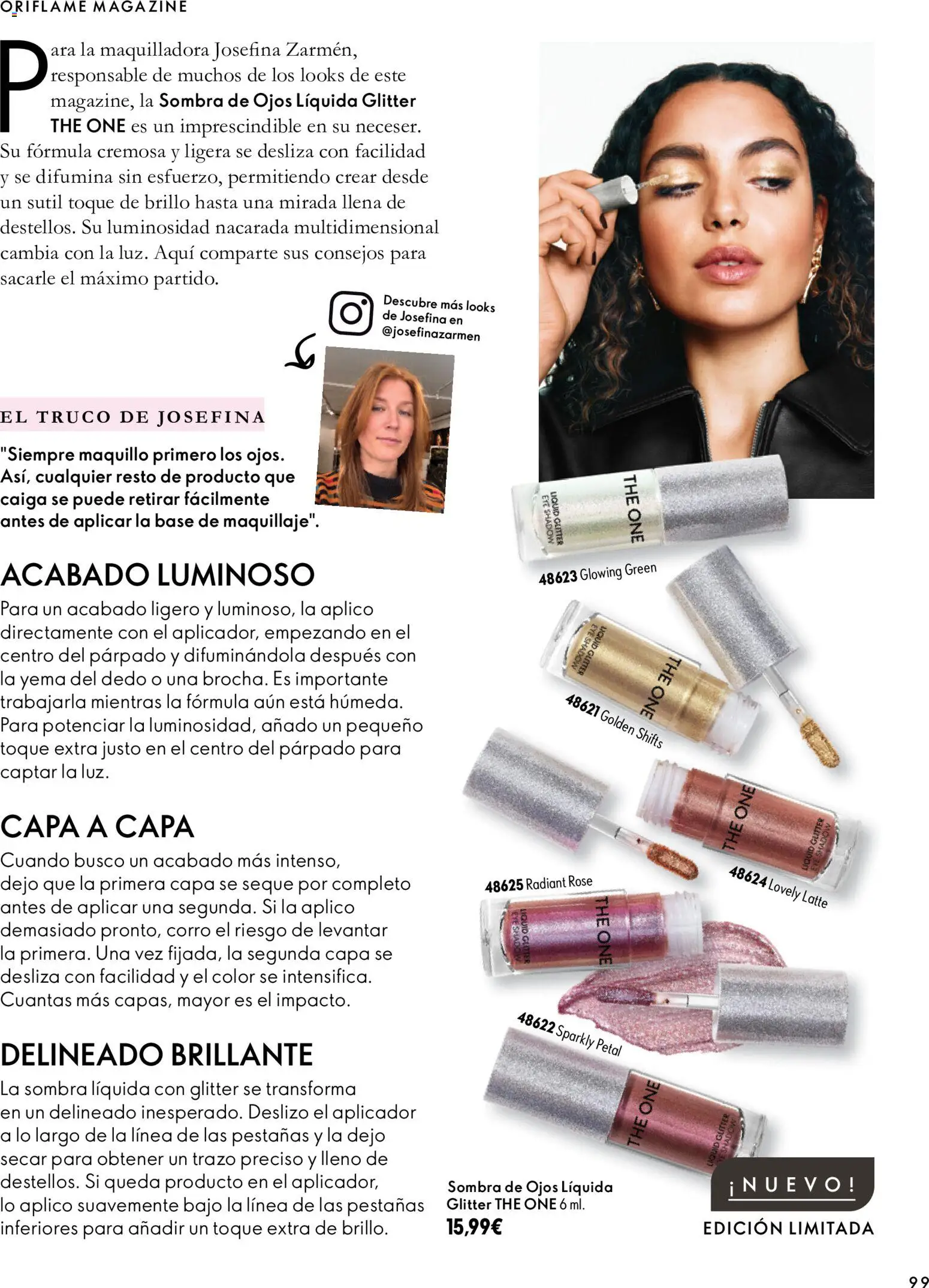 Oriflame - Catálogo Campaña 14 │ válido desde el 07/10/2026 | Página: 99 | Productos: Sombra, Sombra de ojos