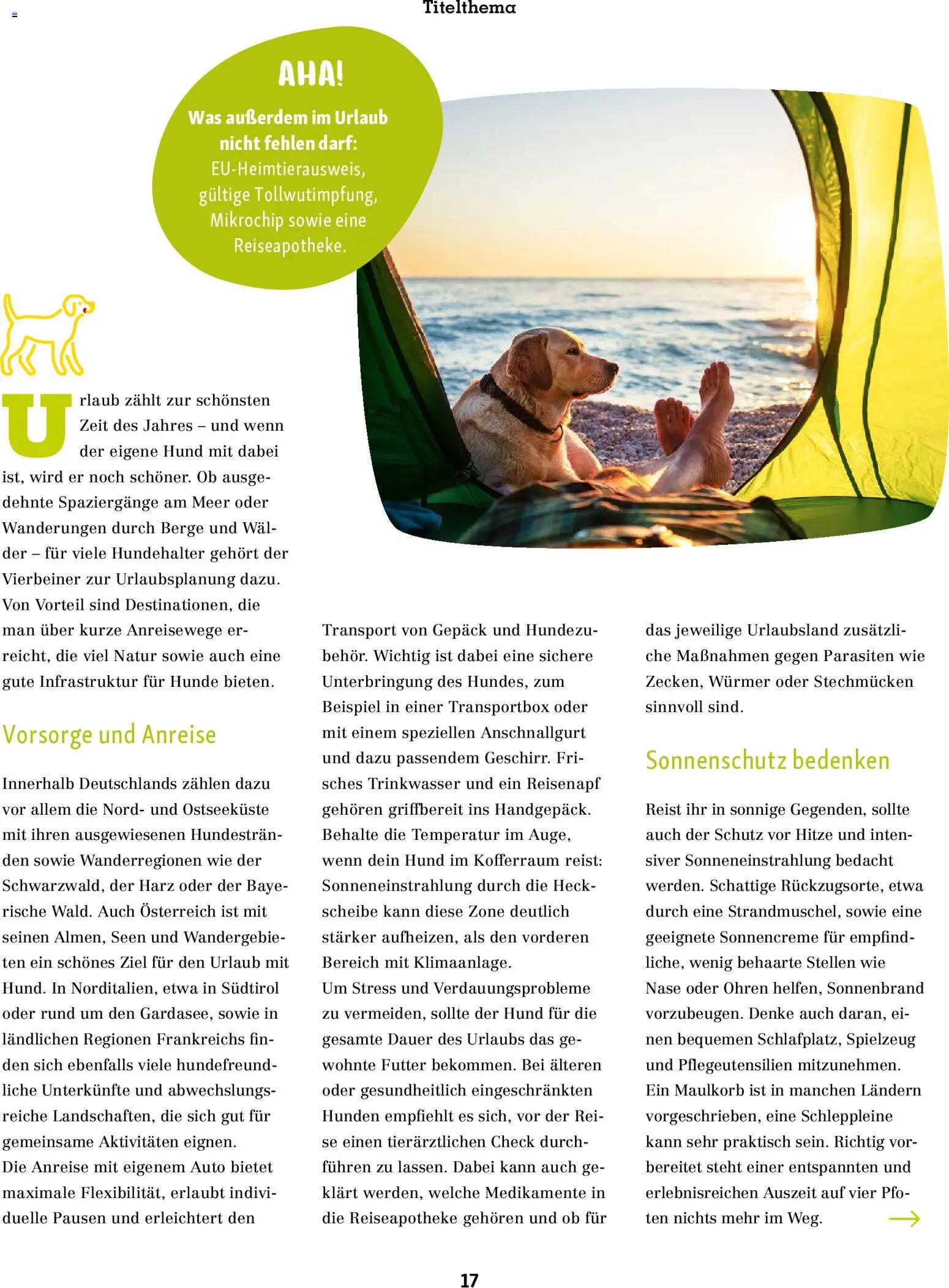 Fressnapf Friends Magazin – gültig ab 01.05.2026 | Seite: 17 | Produkte: Sonnencreme