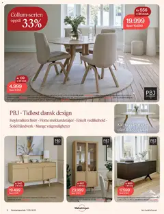 Forhåndsvisning av Møbelringen kundeavis gyldig fra 11/08/2026 | Side: 6 | Produkter: Plate, Spisebord, Vitrineskap, Lys